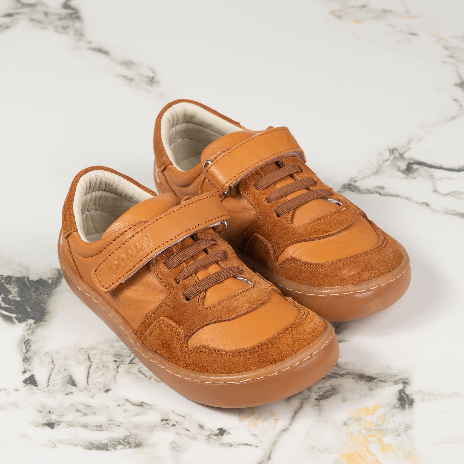 Children Barefoot Shoes PONKI Grandi Brown №26-30