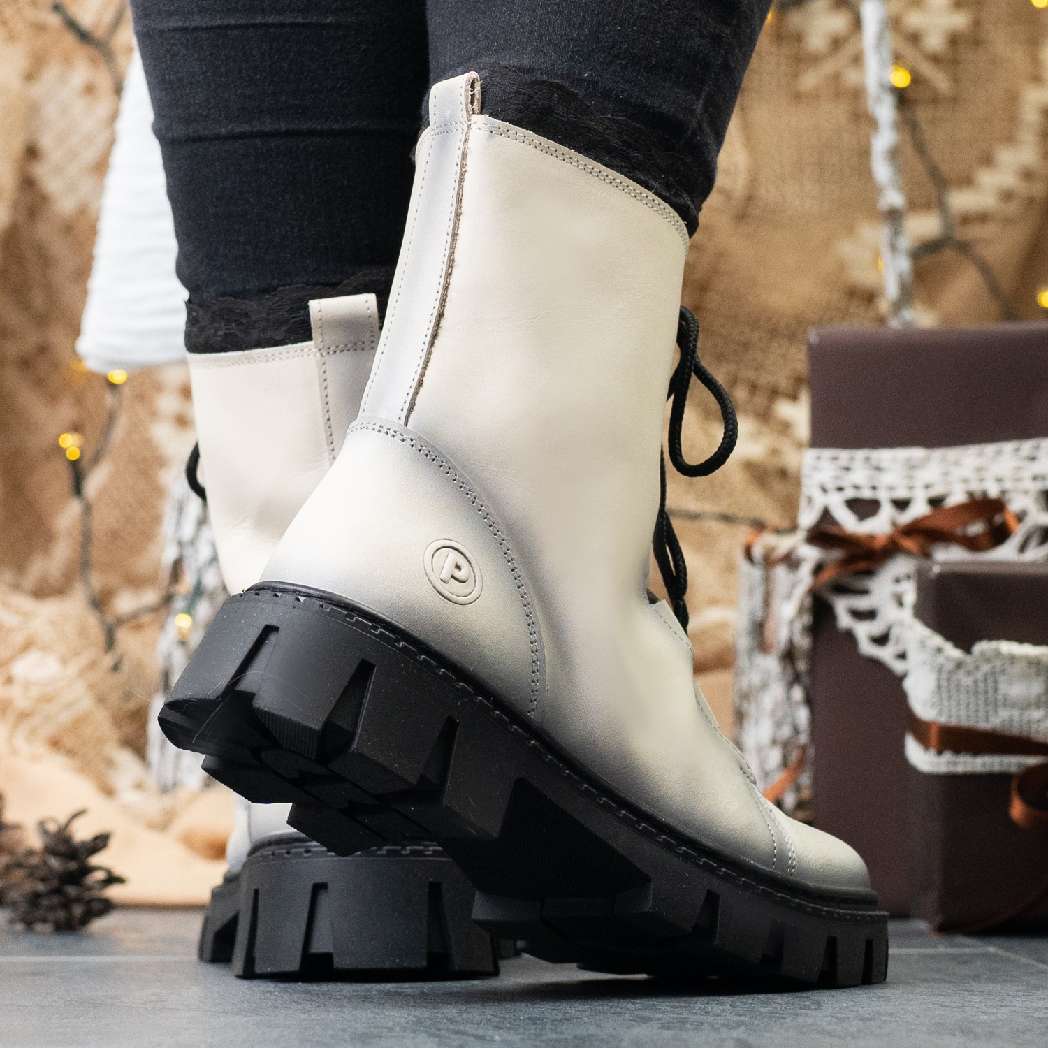 Children Boots PONKI JULIET BEIGE №26-30