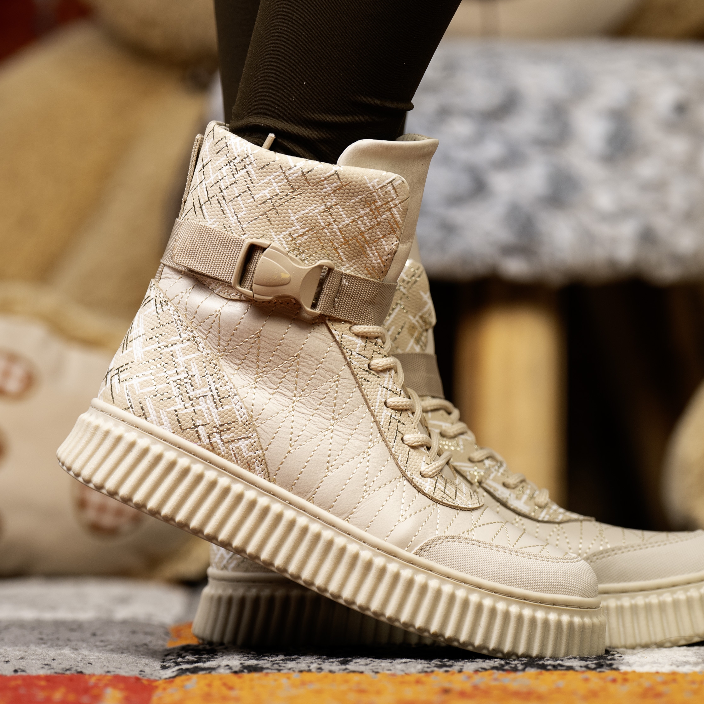 Children Boots PONKI PIXELS BEIGE №31-36