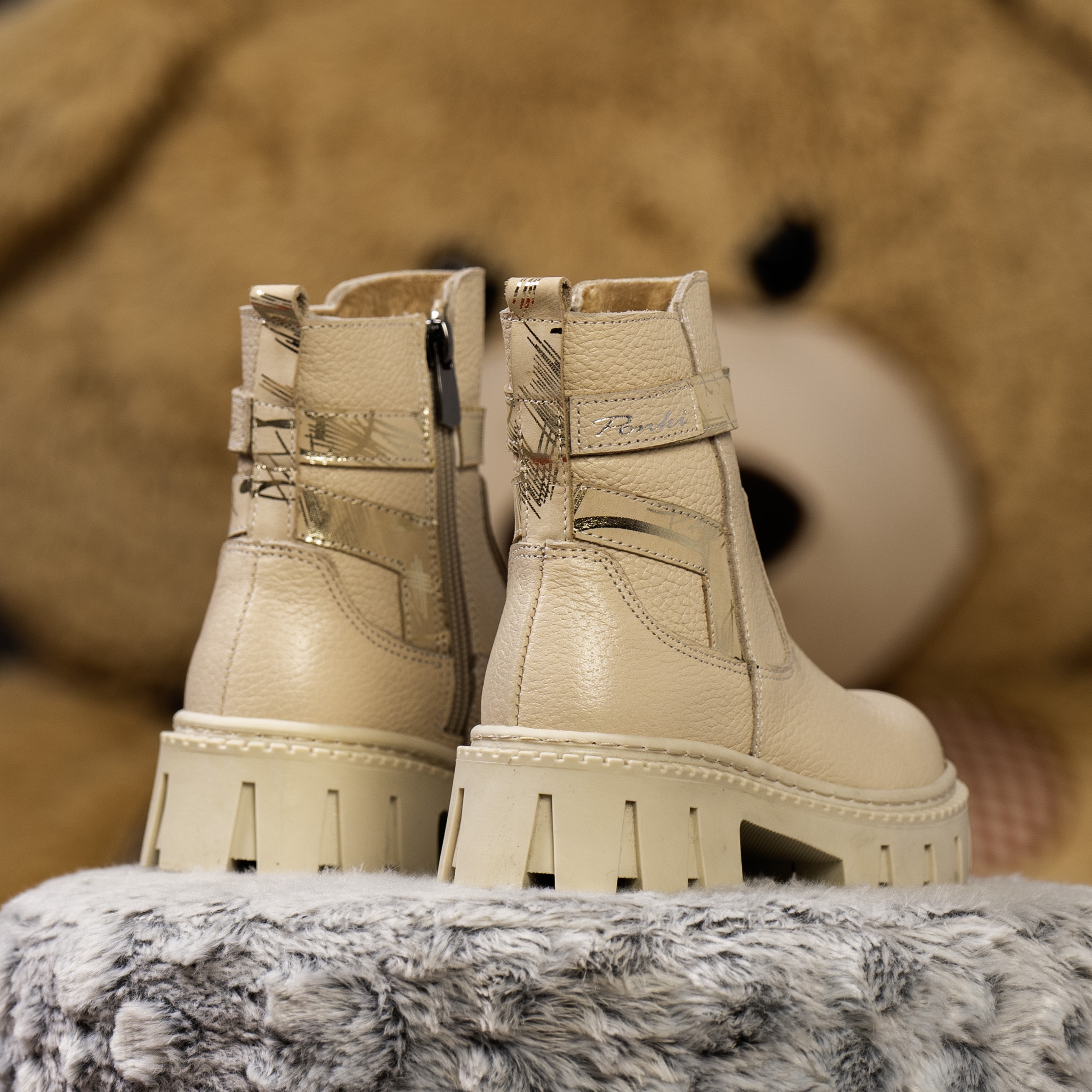 Children Boots PONKI VERTIGO BEIGE №26-30