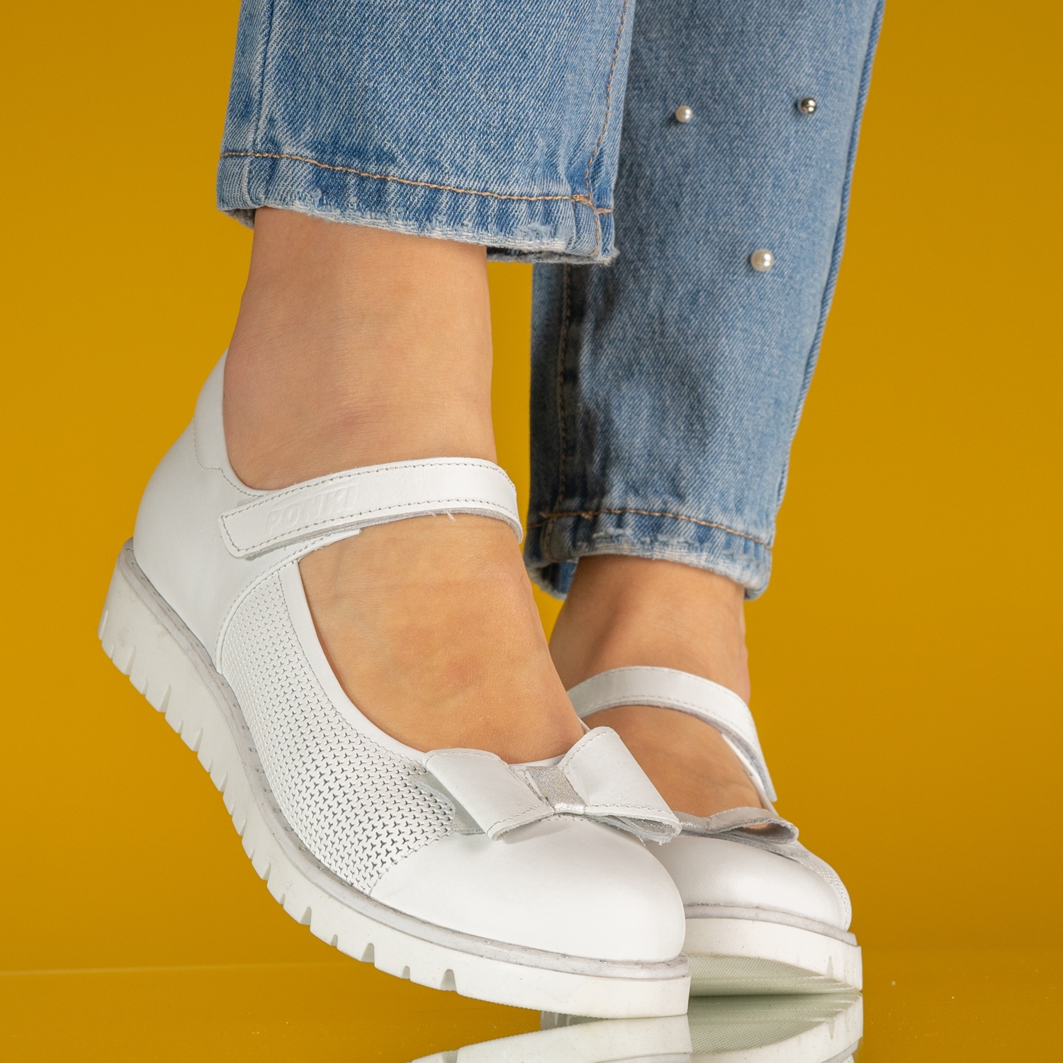Children's ballerina PONKI ELEGANZA WHITE №31-36