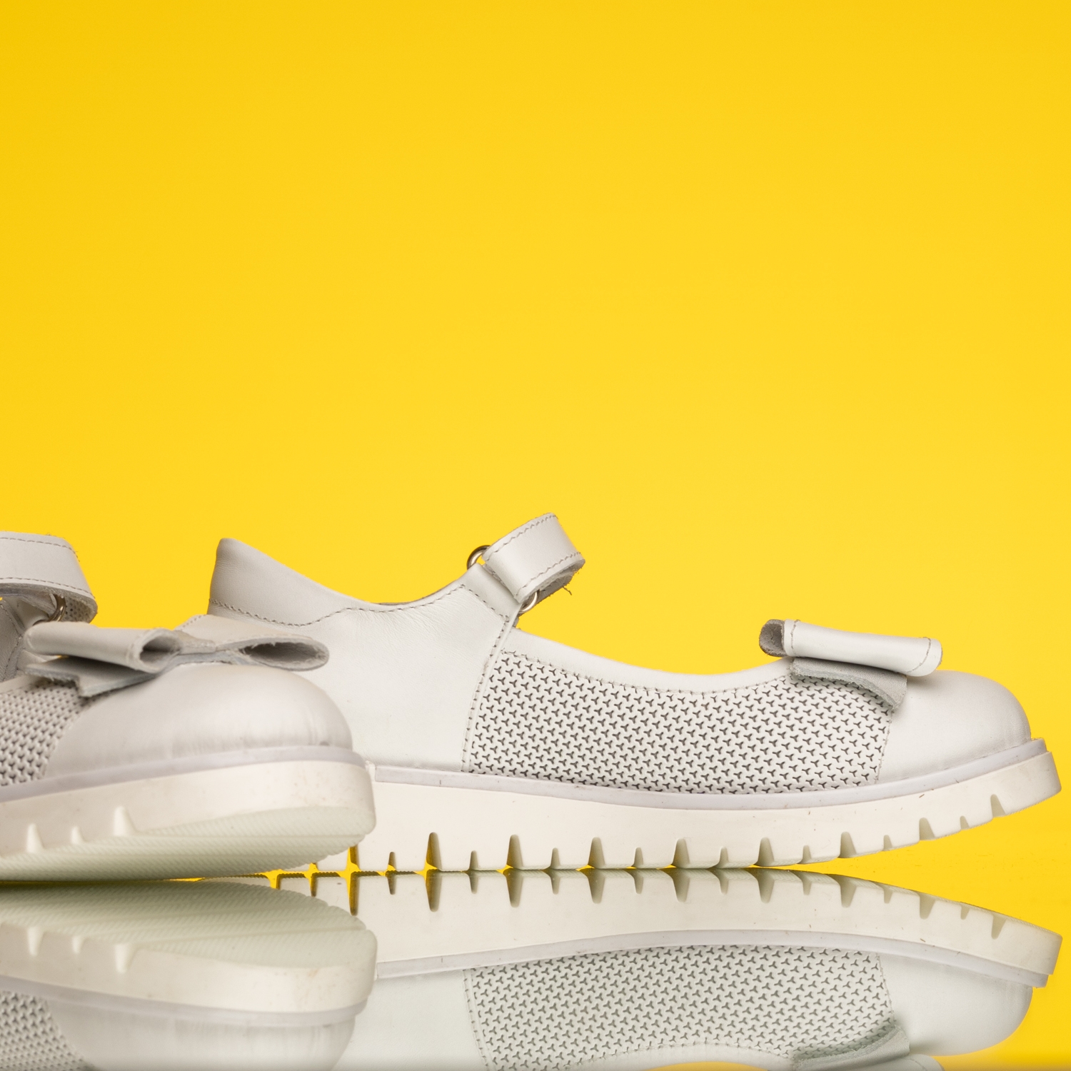 Children's ballerina shoes PONKI ELEGANZA WHITE №26-30