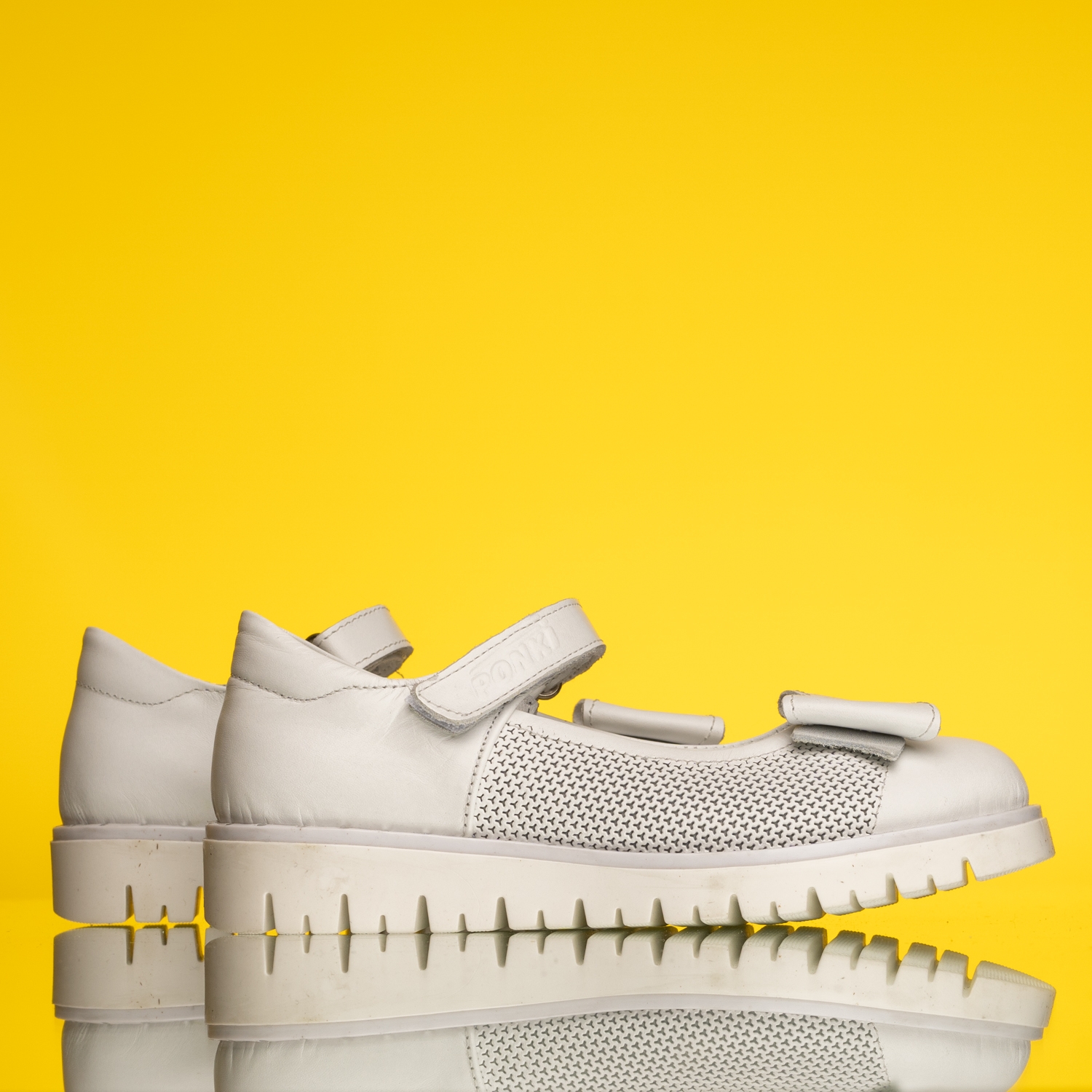 Children's ballerina shoes PONKI ELEGANZA WHITE №26-30
