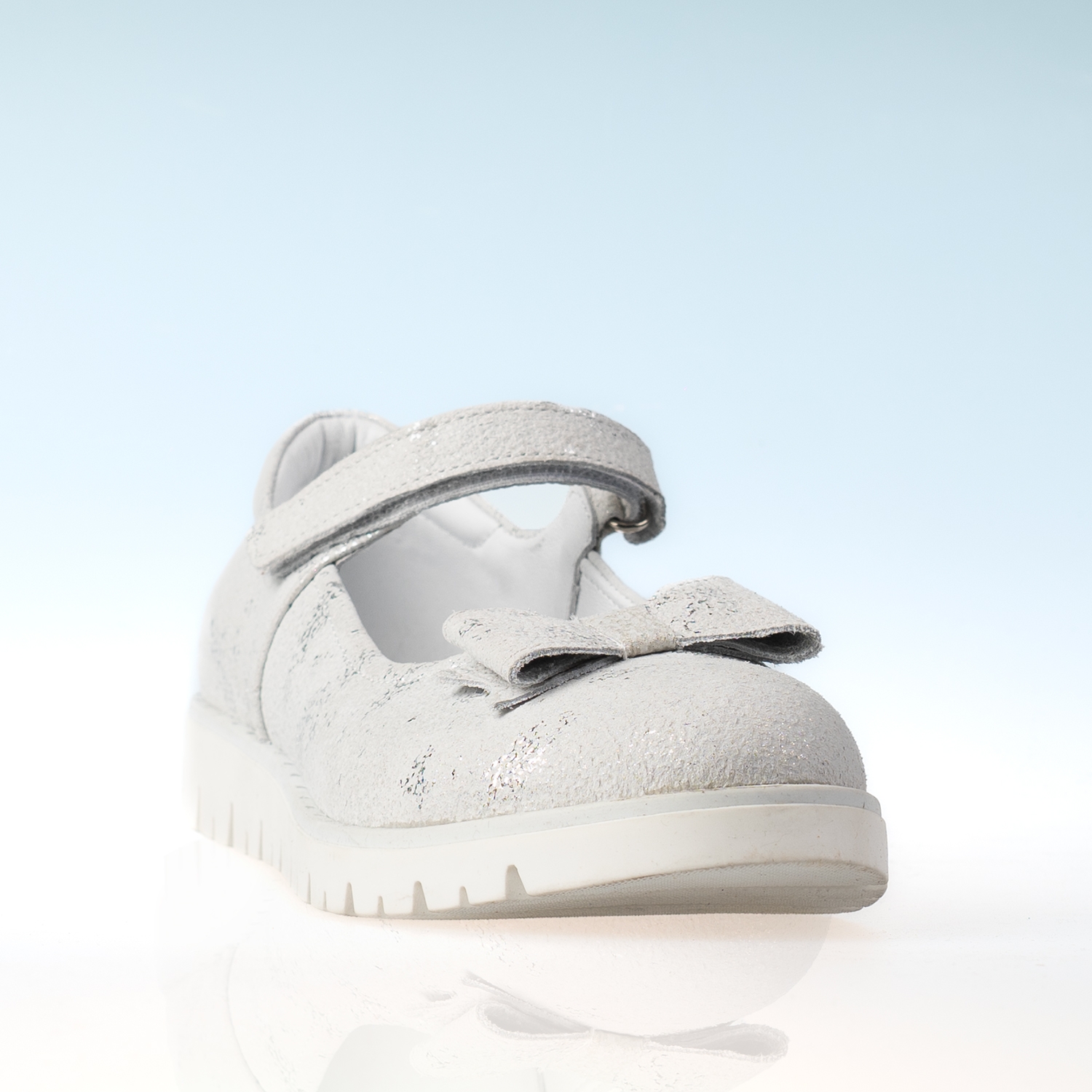 Children's ballerinas PONKI BELEZZA SILVER №26-30