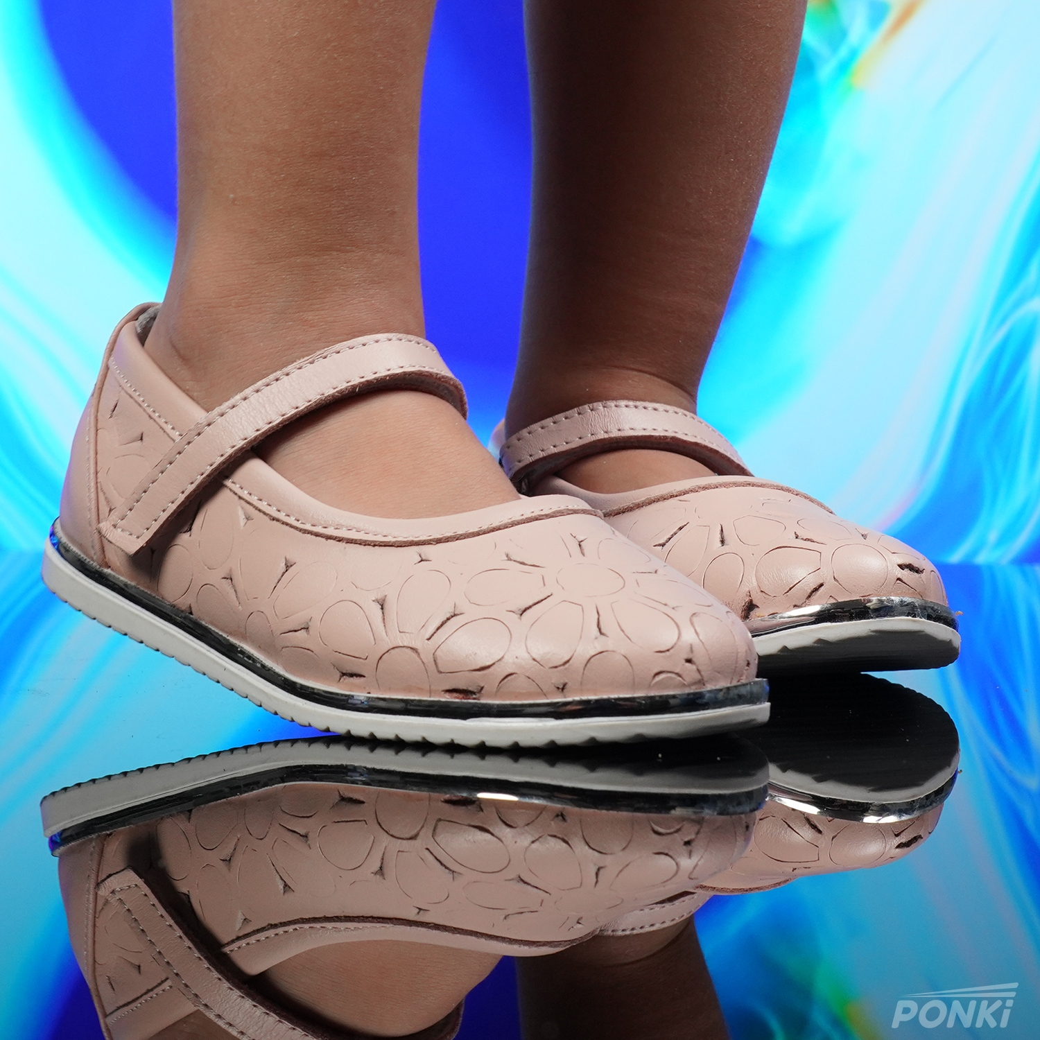 Children's Ballerinas PONKI QUITY POWDER, Sizes 31-36