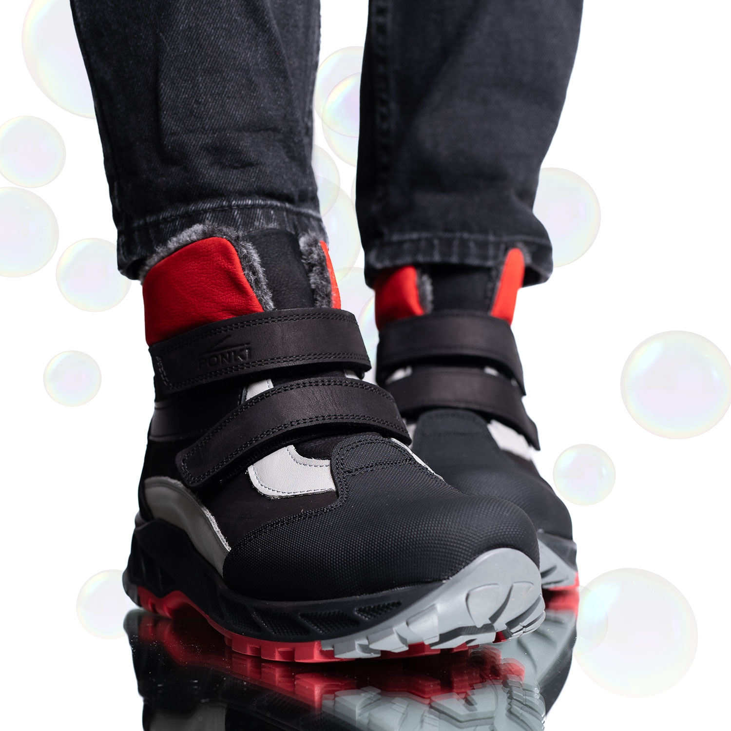 Children's boots PONKI Bravish Black №31-36