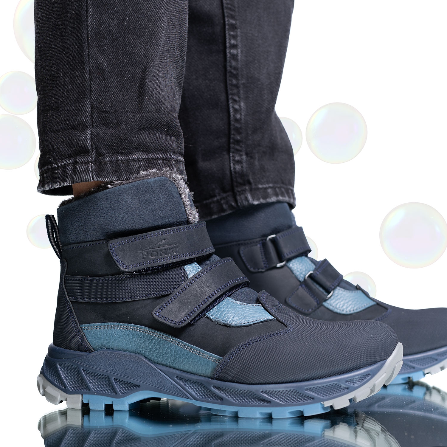 Children's boots PONKI Bravish Darkblue №31-36
