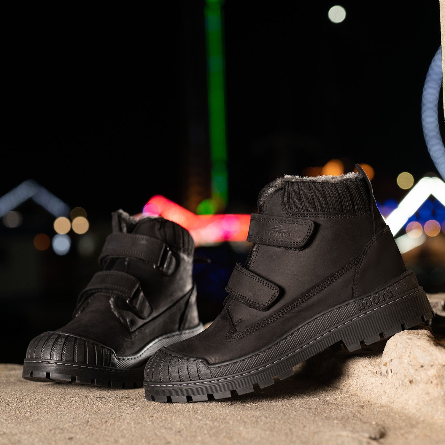 Children's boots PONKI Calmer BLACK №31-36