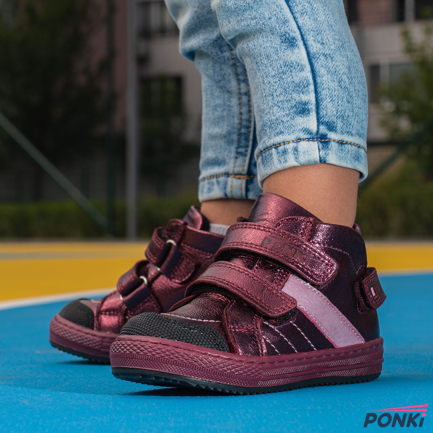 Children's boots PONKI FREQUINCE BURGUNDY №21-25