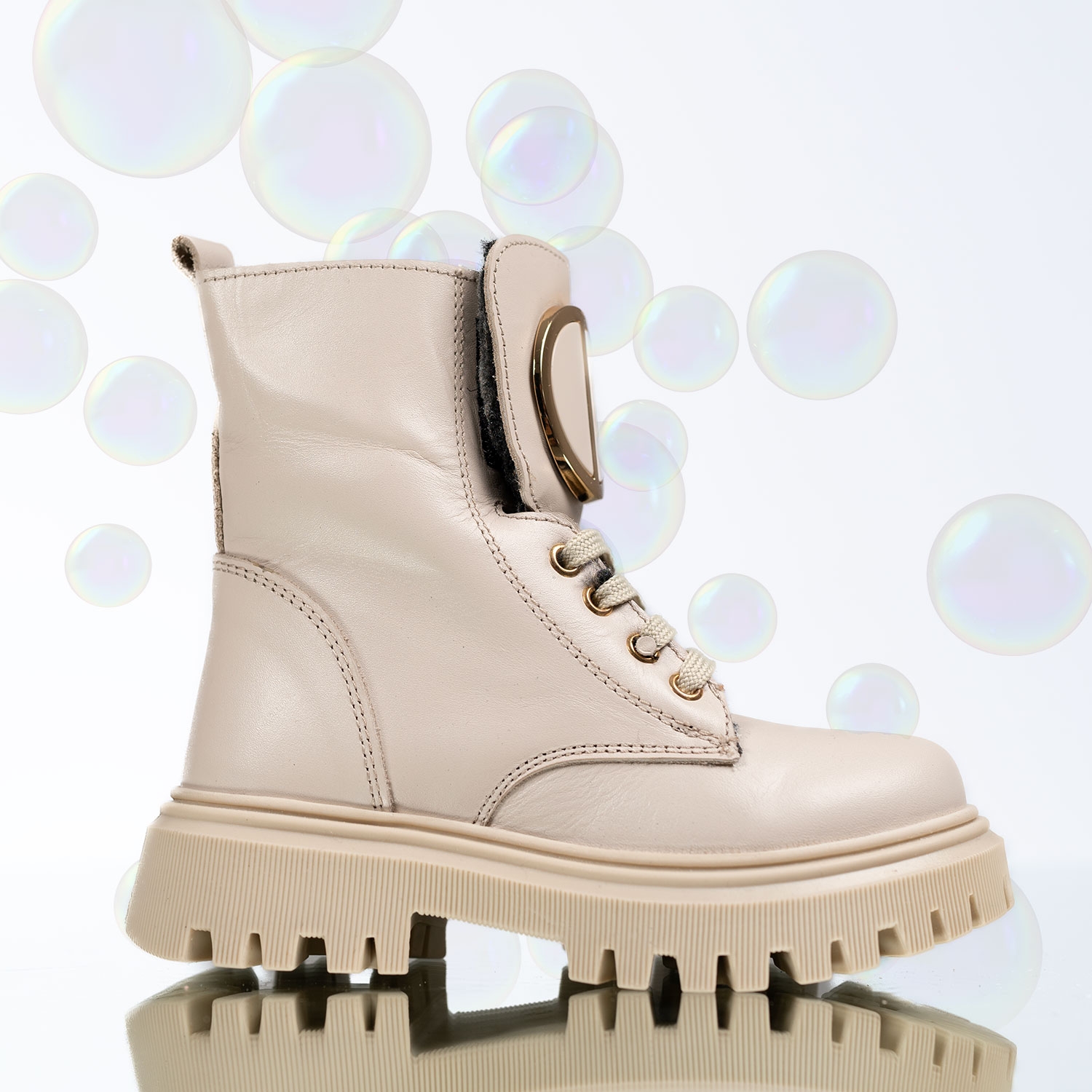Children's boots PONKI Genzai Beige №26-30