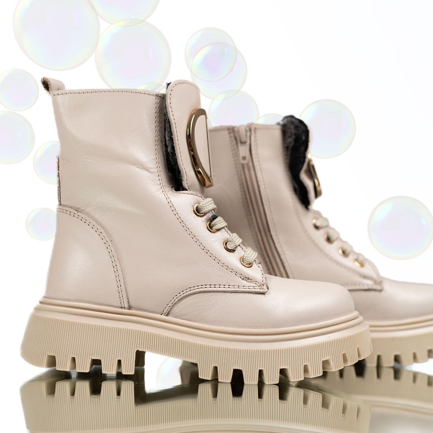 Children's boots PONKI Genzai Beige №26-30