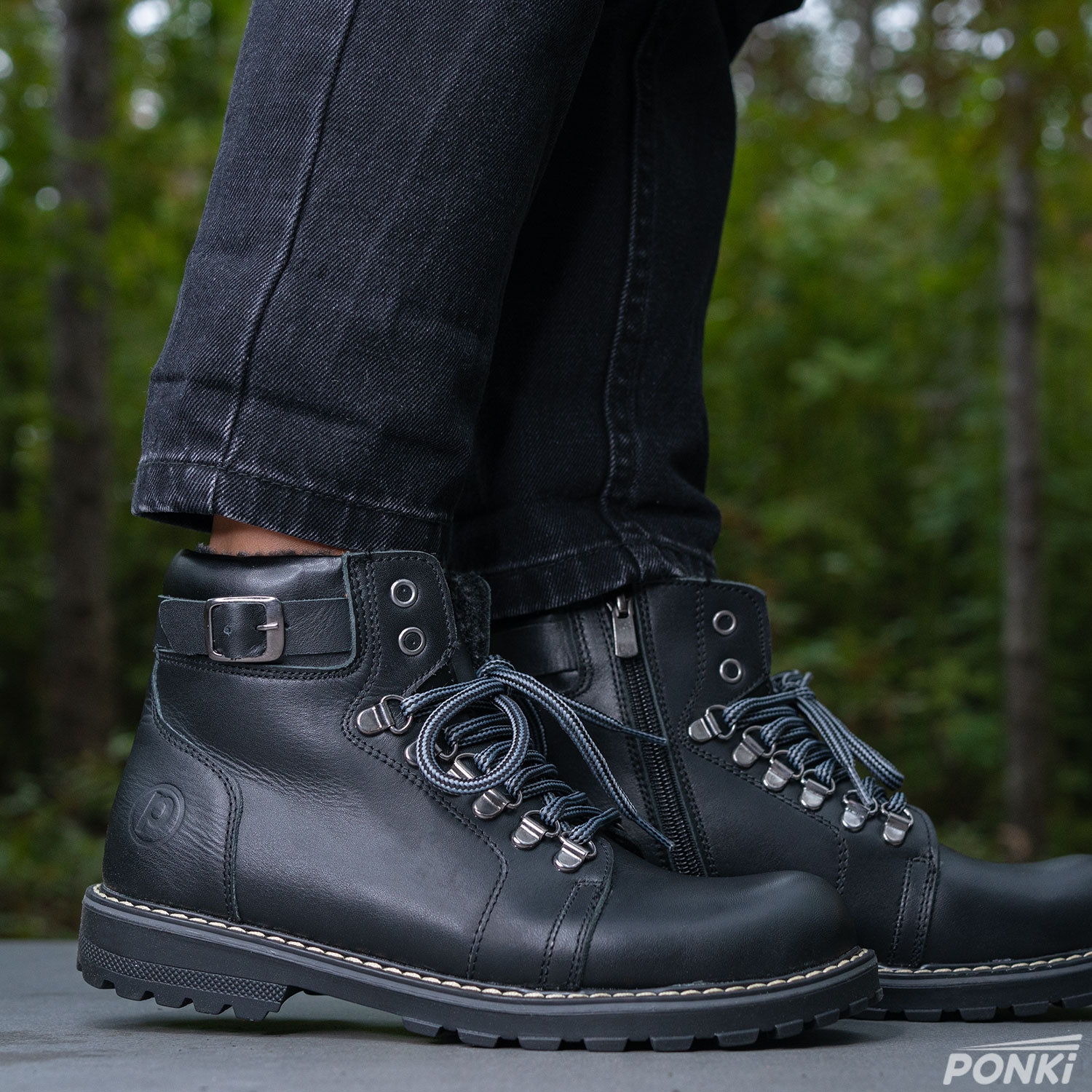 Children's boots PONKI KLARK BLACK №36-39