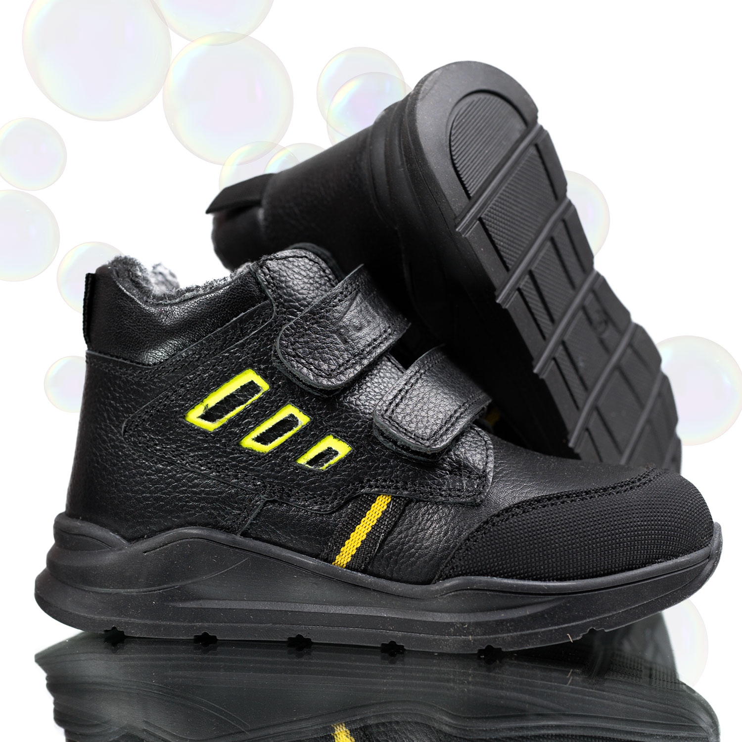 Children's boots PONKI Kyosuke Black 26-30