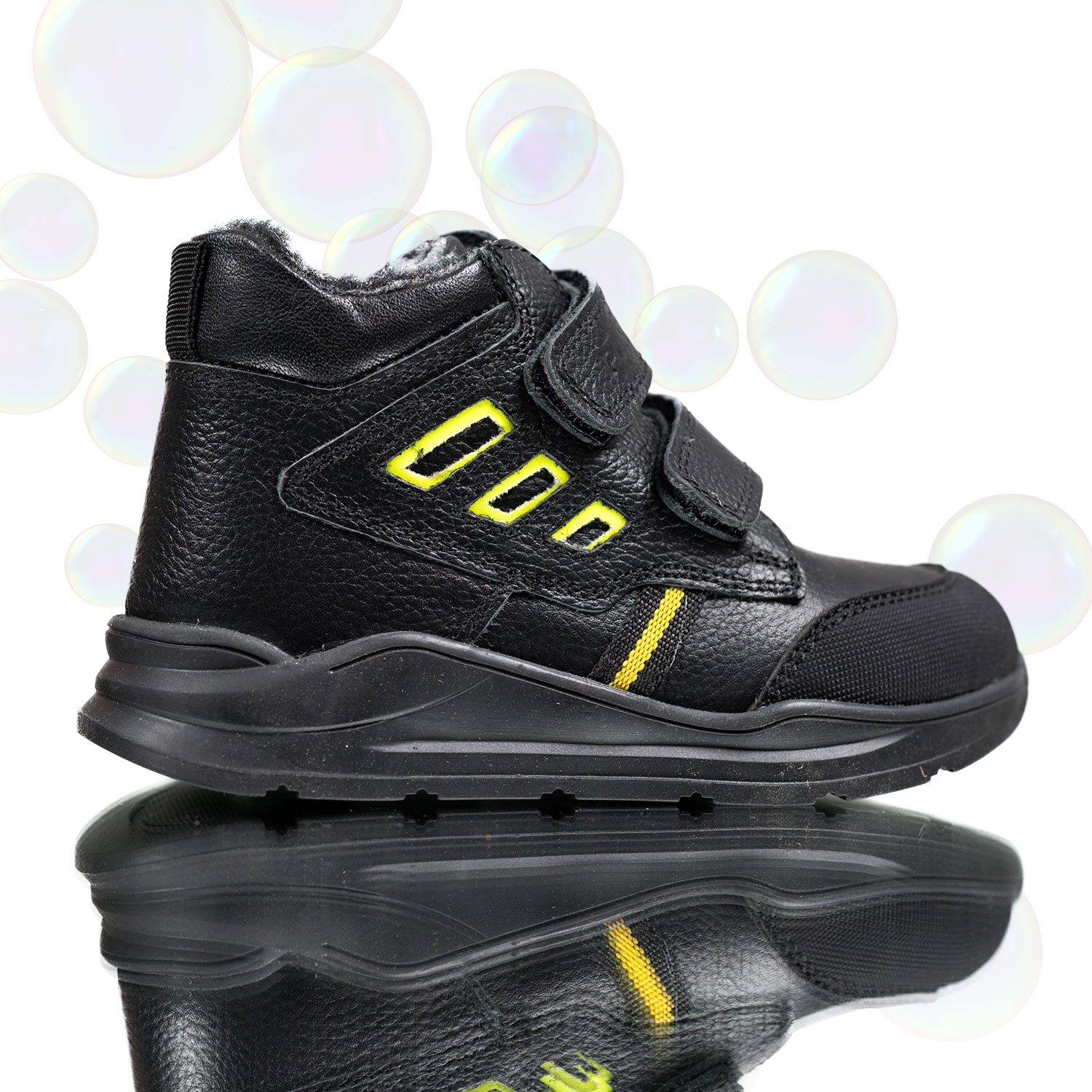 Children's boots PONKI Kyosuke Black 26-30