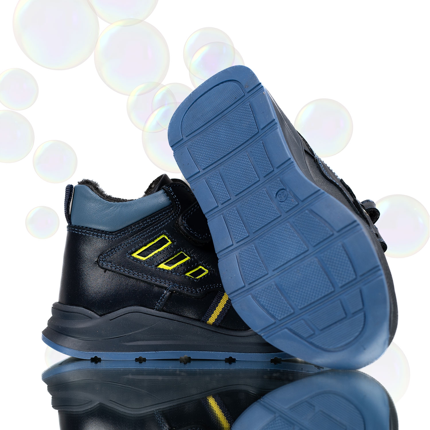 Children's boots PONKI Kyosuke Darkblue 26-30