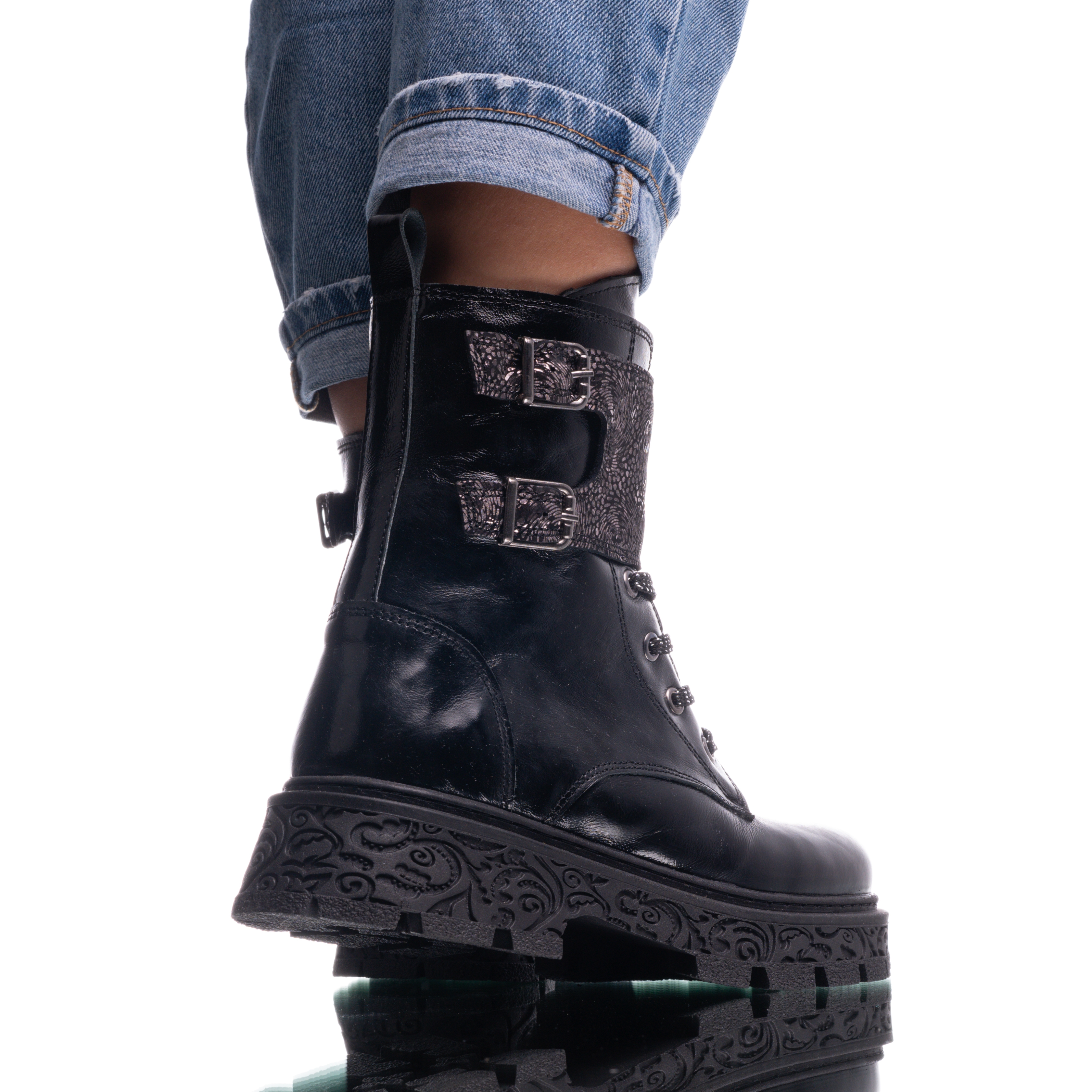 Children's Boots PONKI Malia Black-Sim №32-37