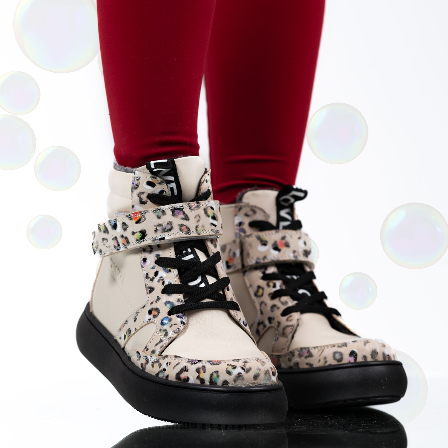 Children's boots PONKI Nami Beige №31-36