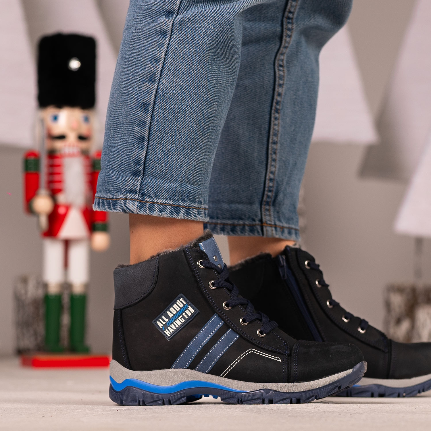 Children's boots PONKI Rough Darkblue №31-36
