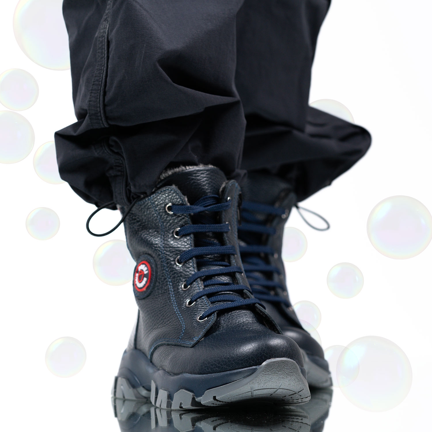 Children's boots PONKI Samurai Darkblue №31-36