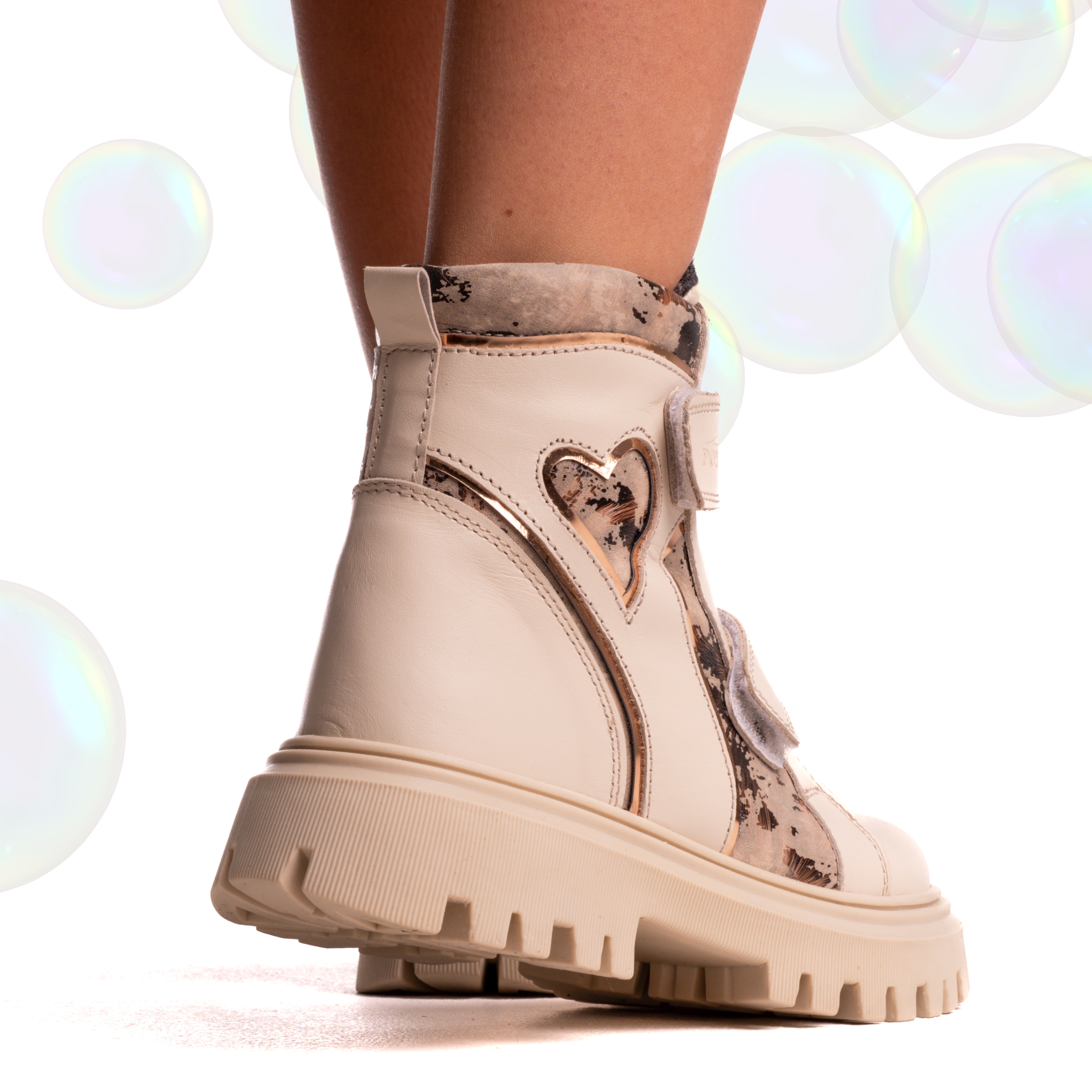 Children's boots PONKI Stella Beige №26-30