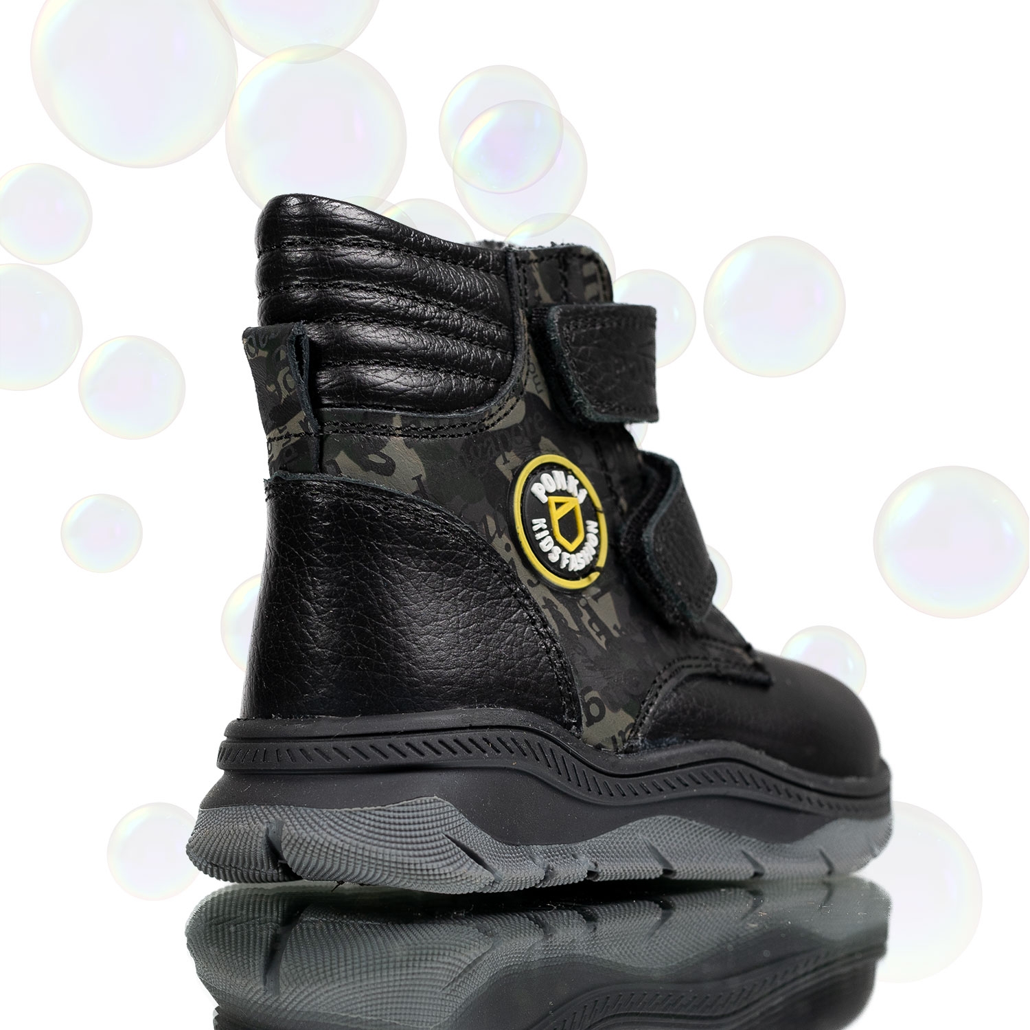 Children's boots PONKI Warrior Black 21-25