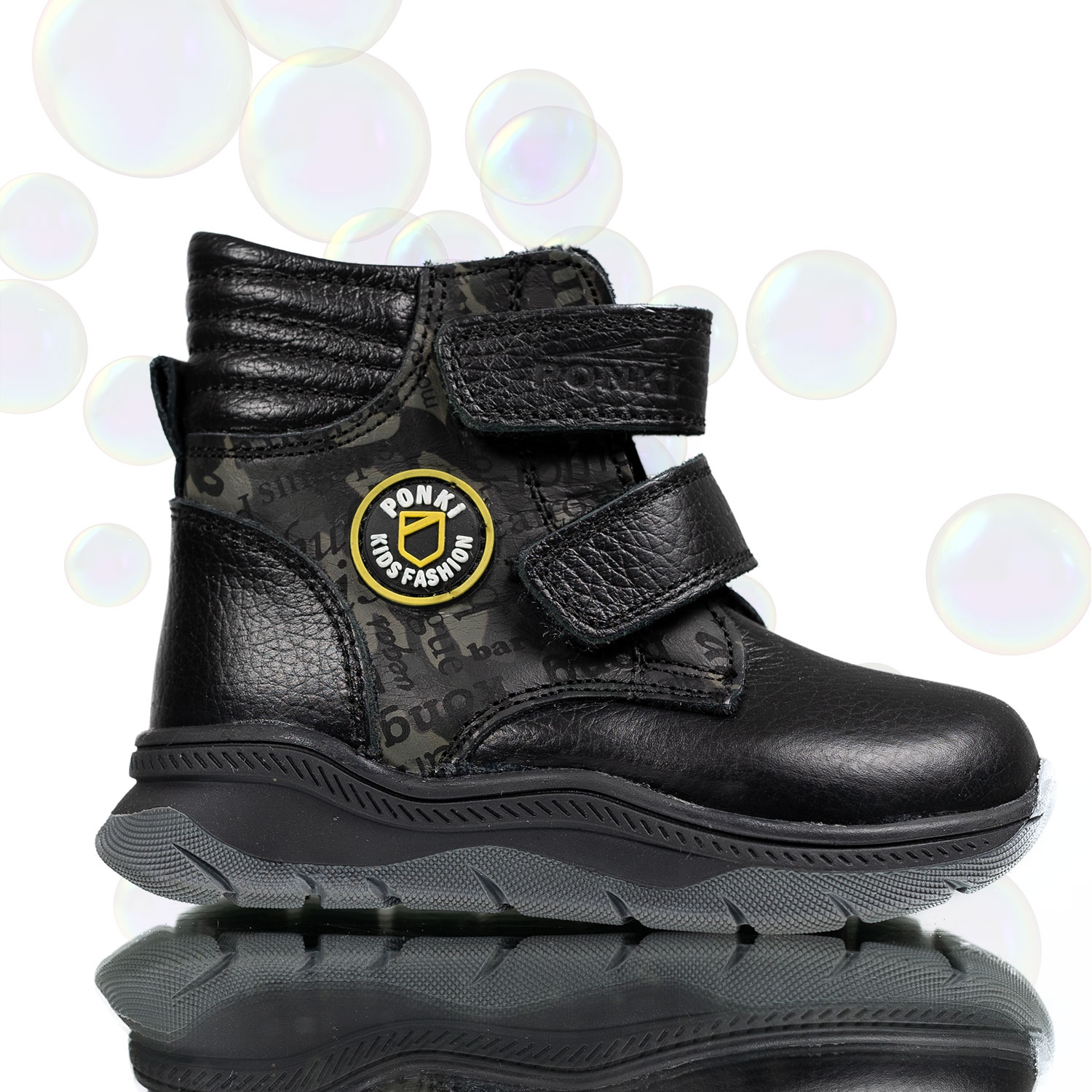 Children's boots PONKI Warrior Black 21-25
