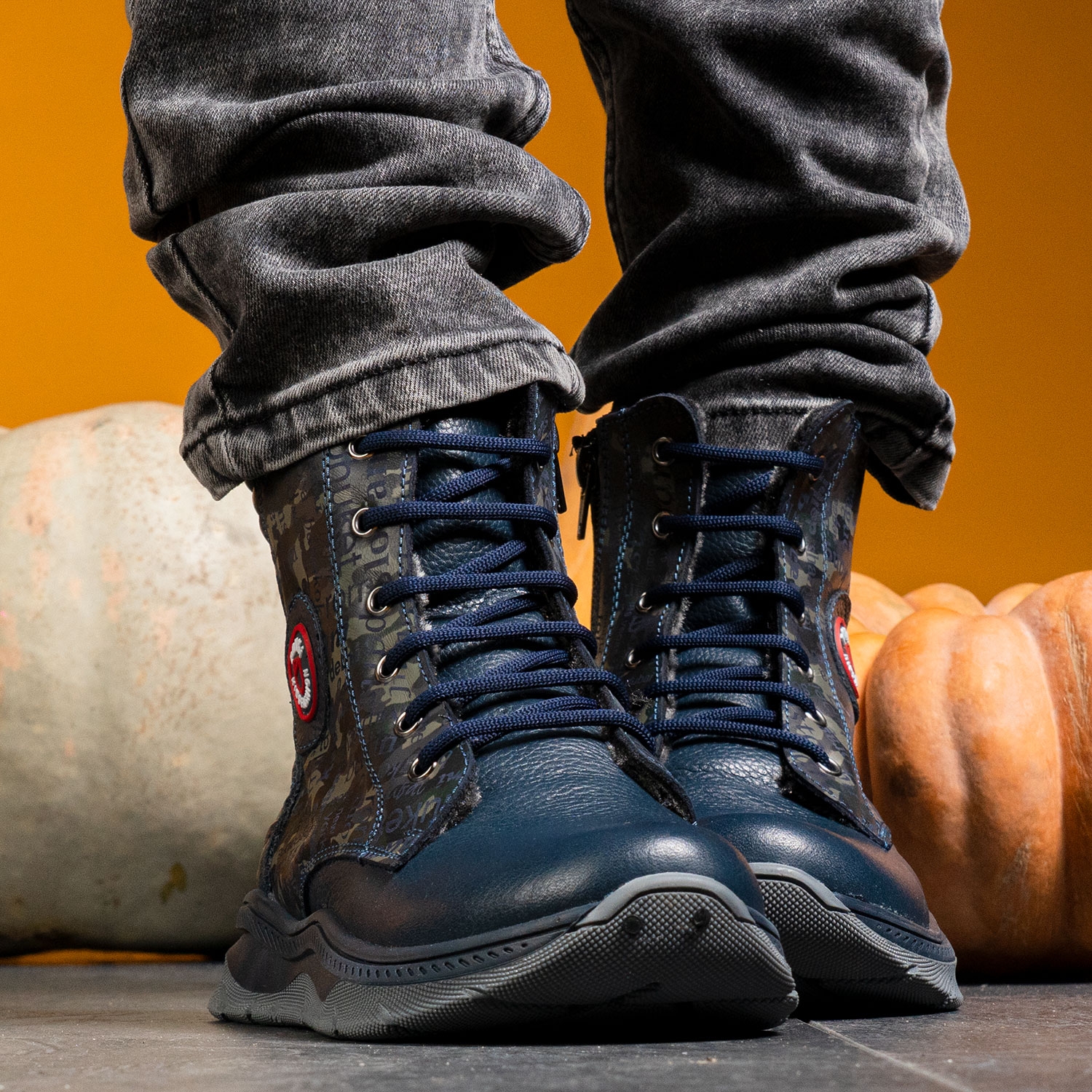 Children's boots PONKI Warrior Darkblue №31-36