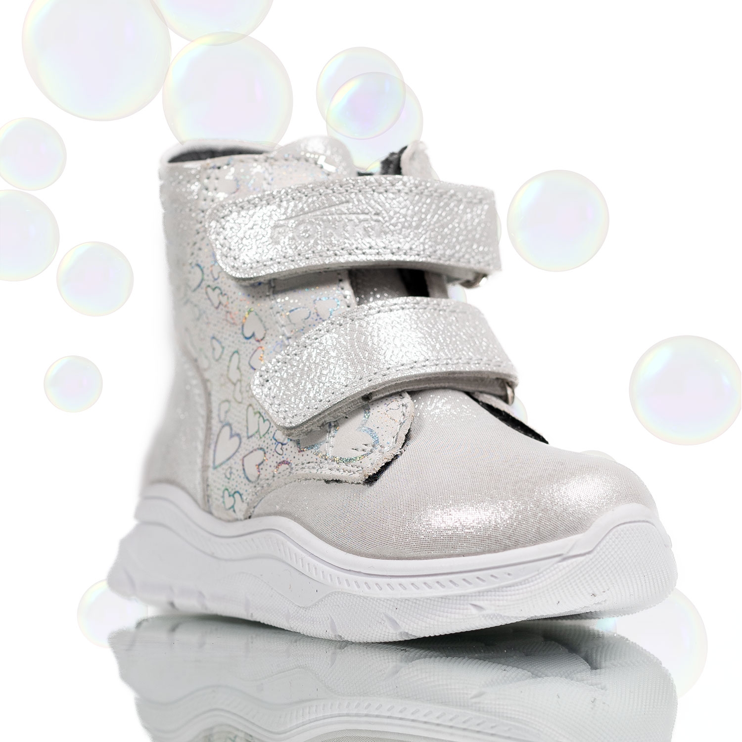 Children's boots PONKI Warrior Silver 21-25