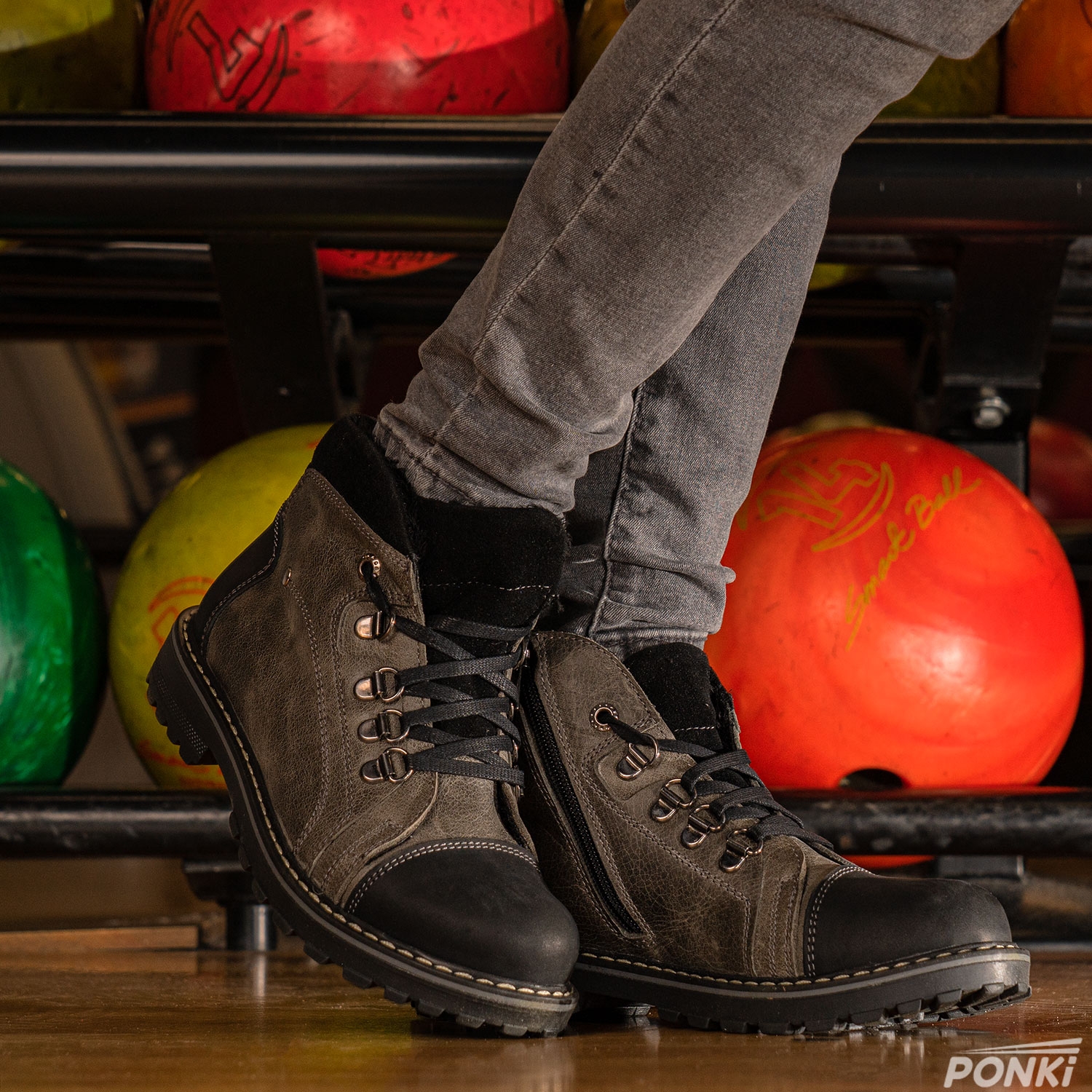Children's boots PONKI WINTER ELEGANTO Black №31-36
