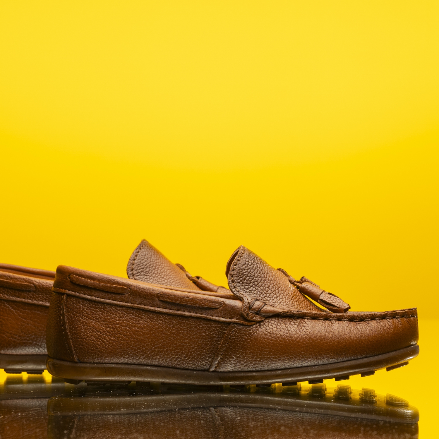 Children's moccasins PONKI ELEGANTE BROWN №26-30