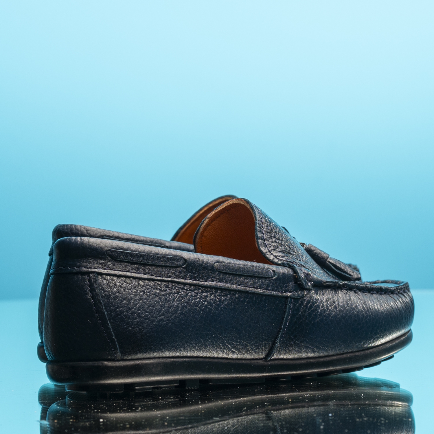 Children's moccasins PONKI ELEGANTE Darkblue №36-39