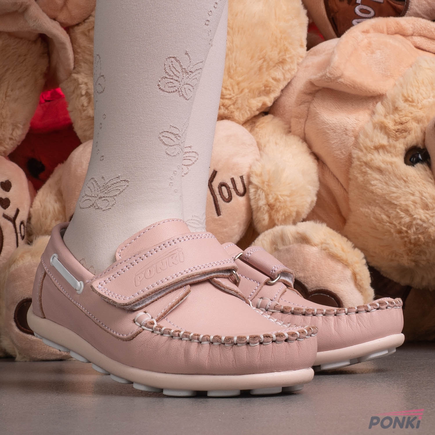 Children's moccasins PONKI ELEGO POWDER №26-30