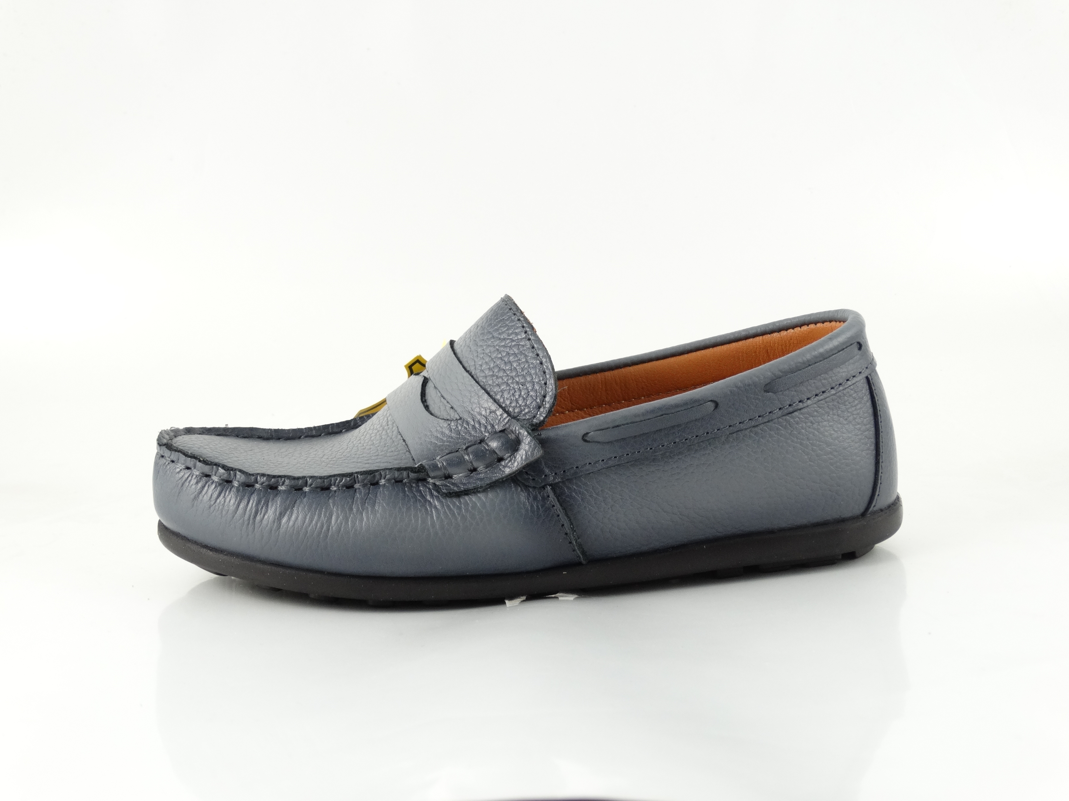 Children's moccasins PONKI GLASSES GREY №36-39