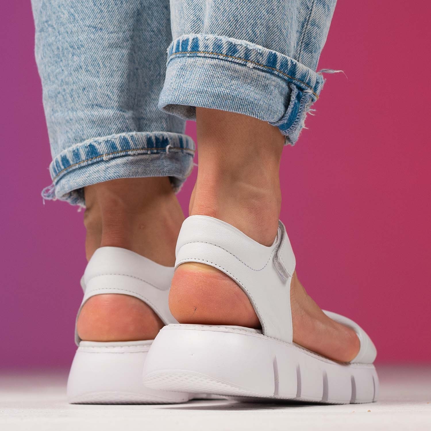 Children's sandals PONKI Baldosa White №27-30