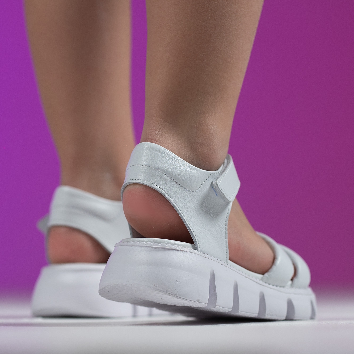 Children's sandals PONKI Baldosa White №31-36