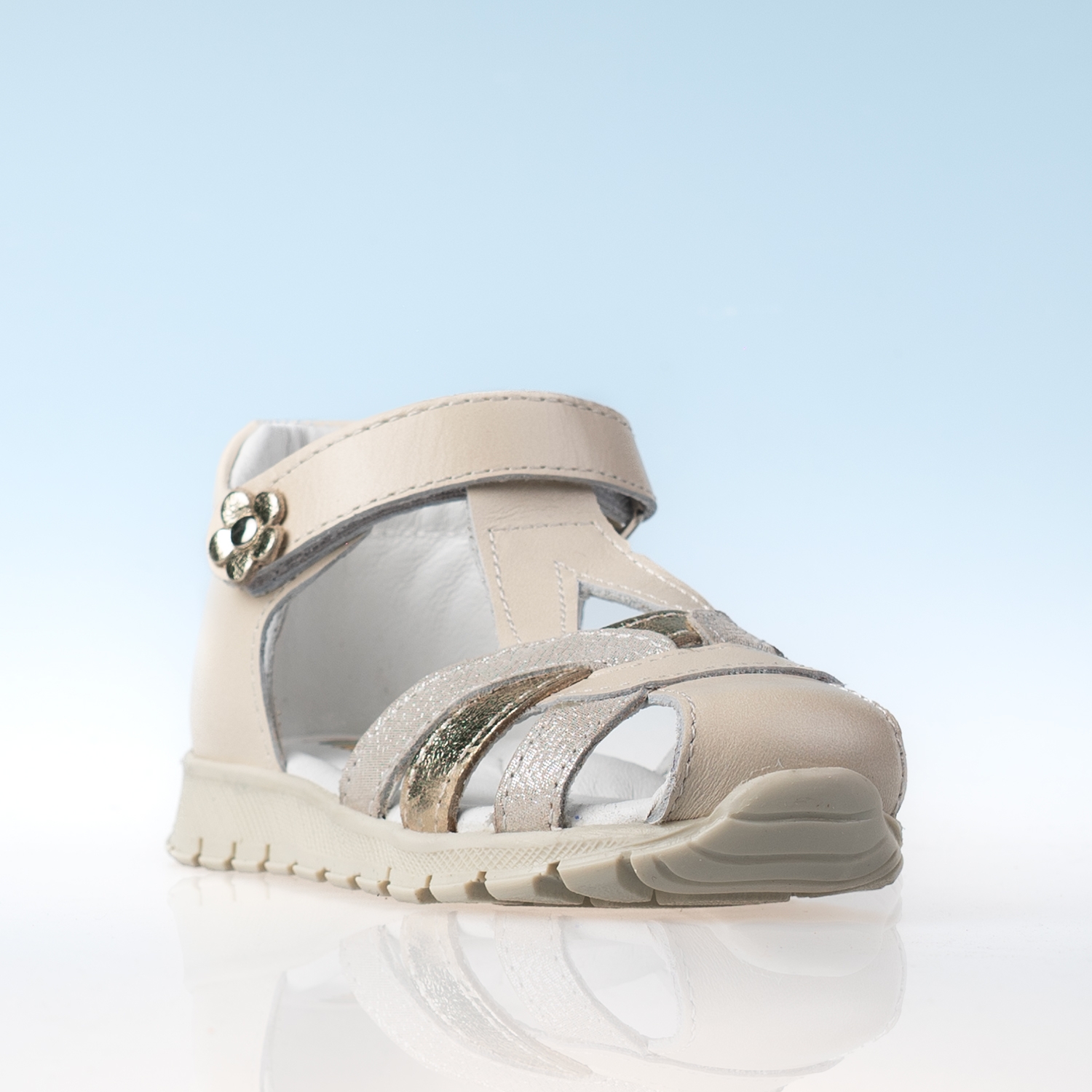 Children's sandals PONKI BEST Beige #26-30