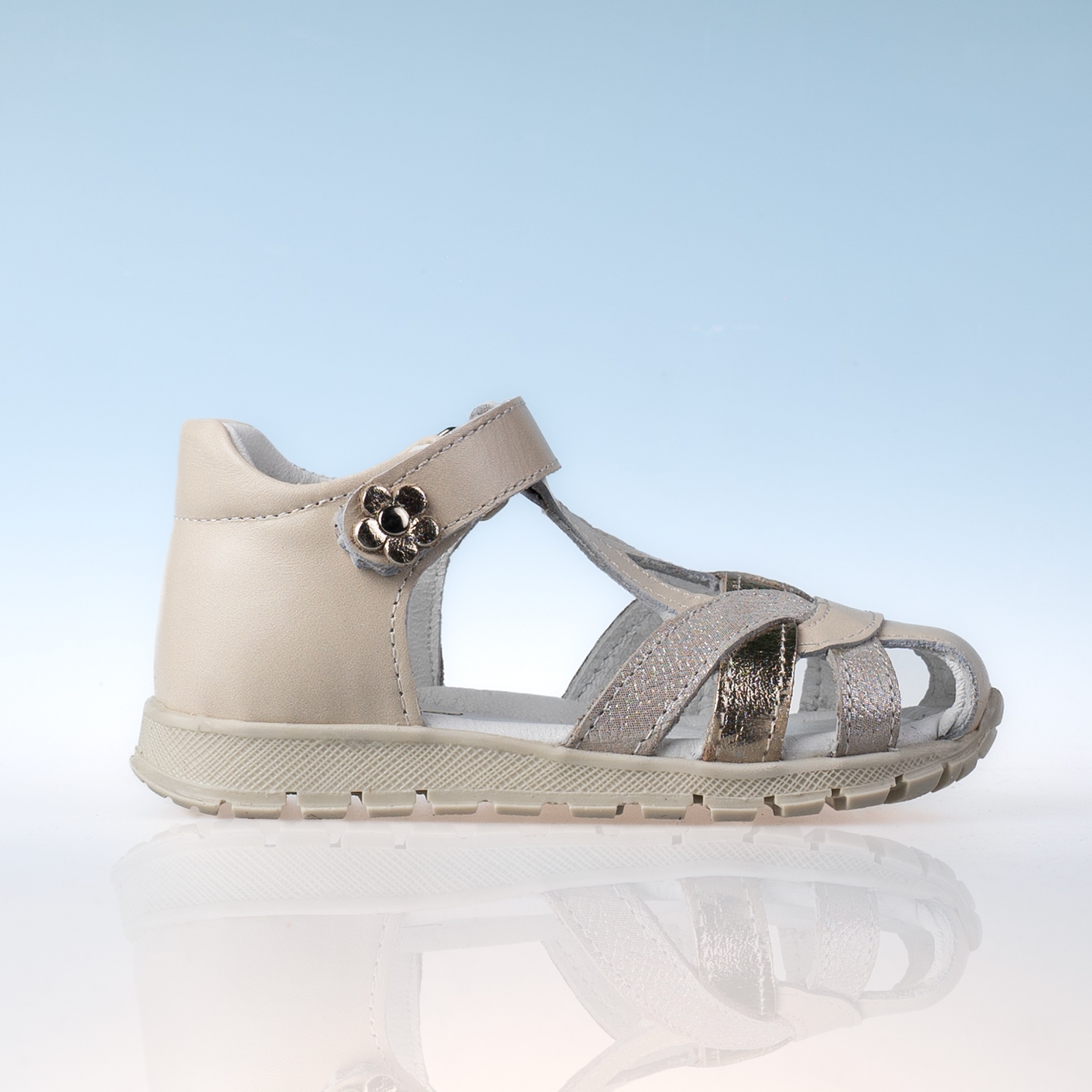 Children's sandals PONKI BEST Beige #26-30