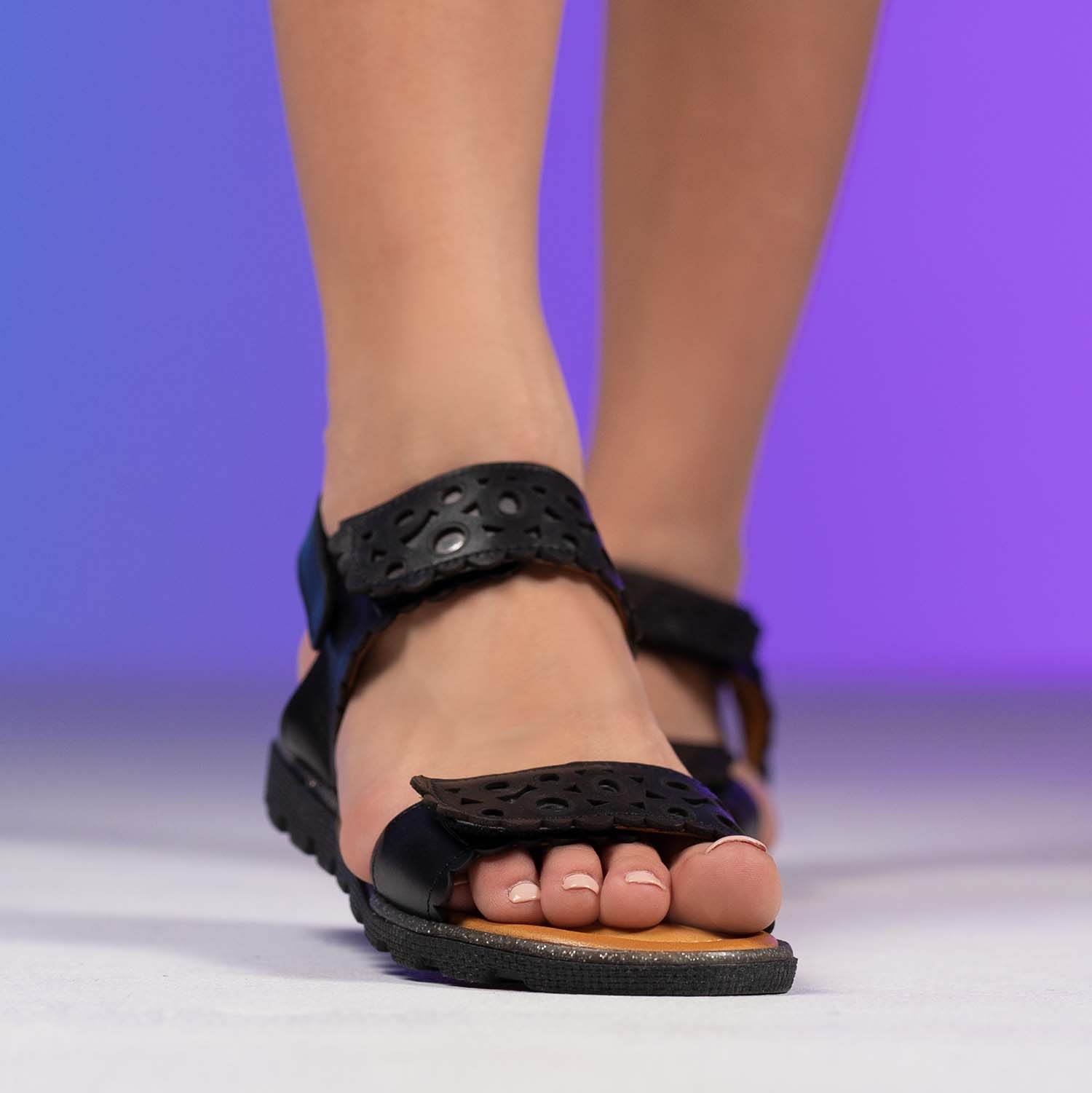 Children's sandals PONKI ELEMENTO Black №26-30