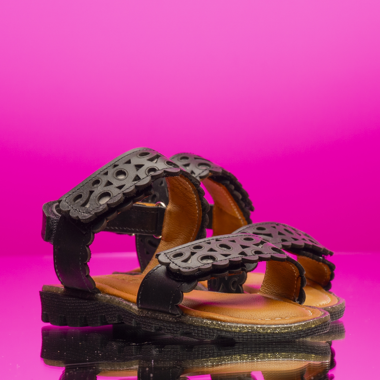 Children's sandals PONKI ELEMENTO Black №26-30