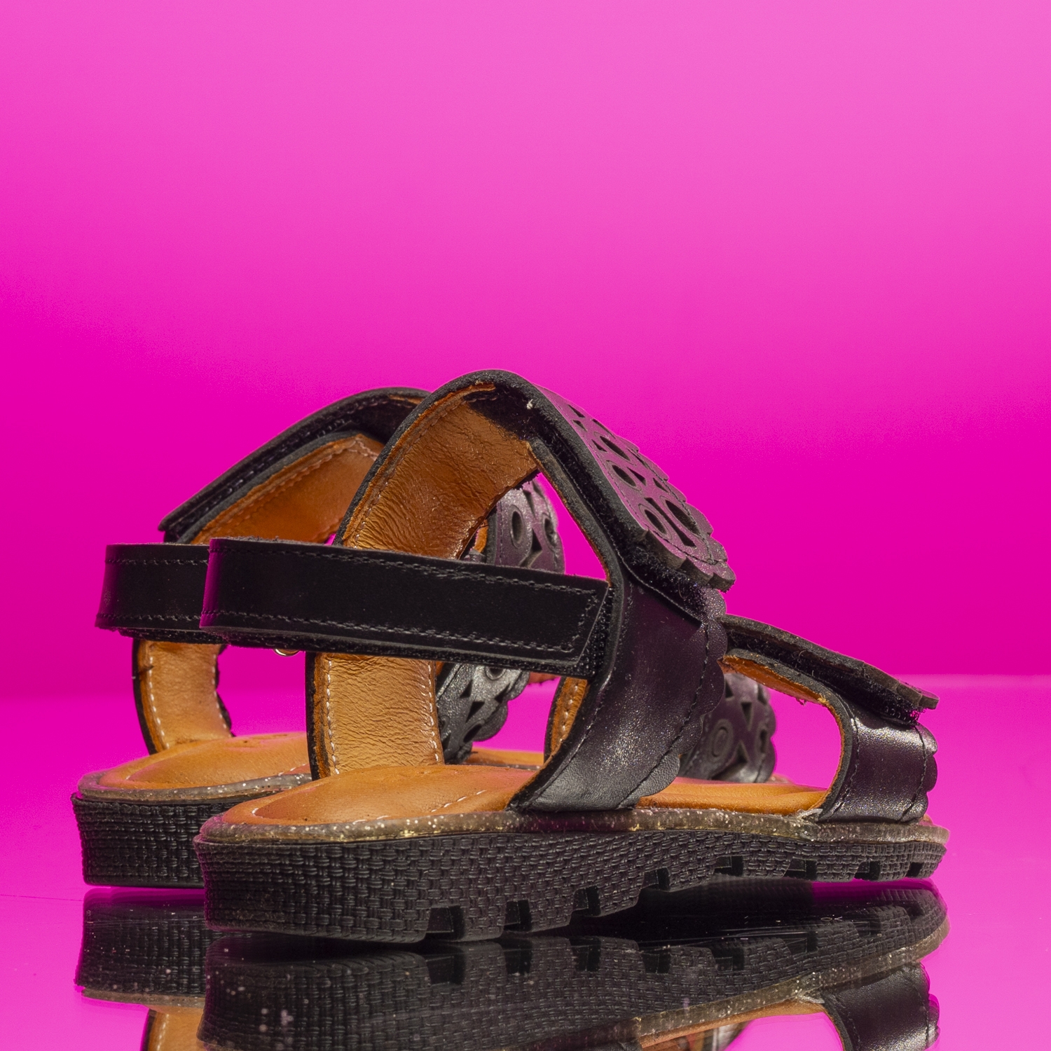 Children's sandals PONKI ELEMENTO Black №26-30