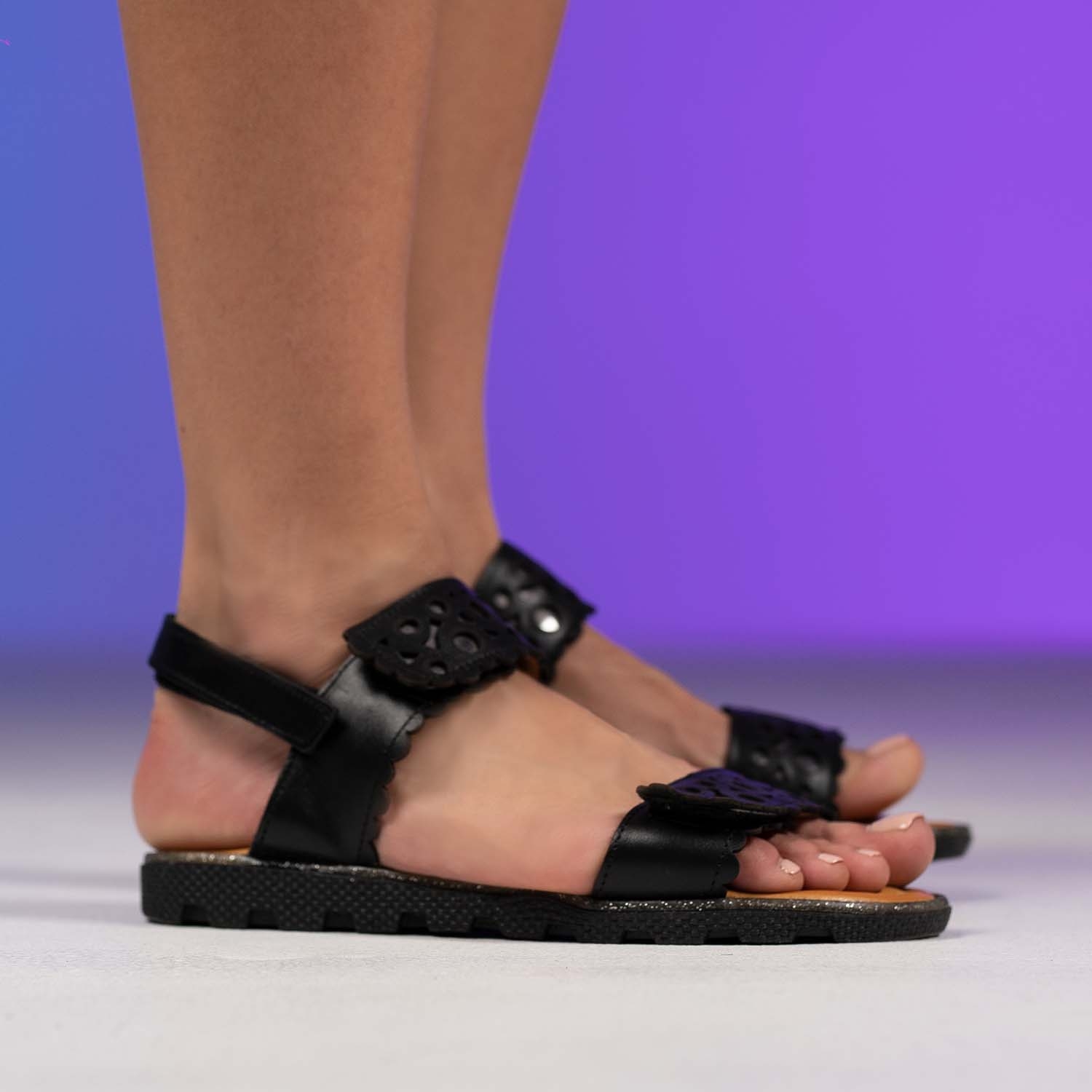 Children's sandals PONKI ELEMENTO Black №26-30