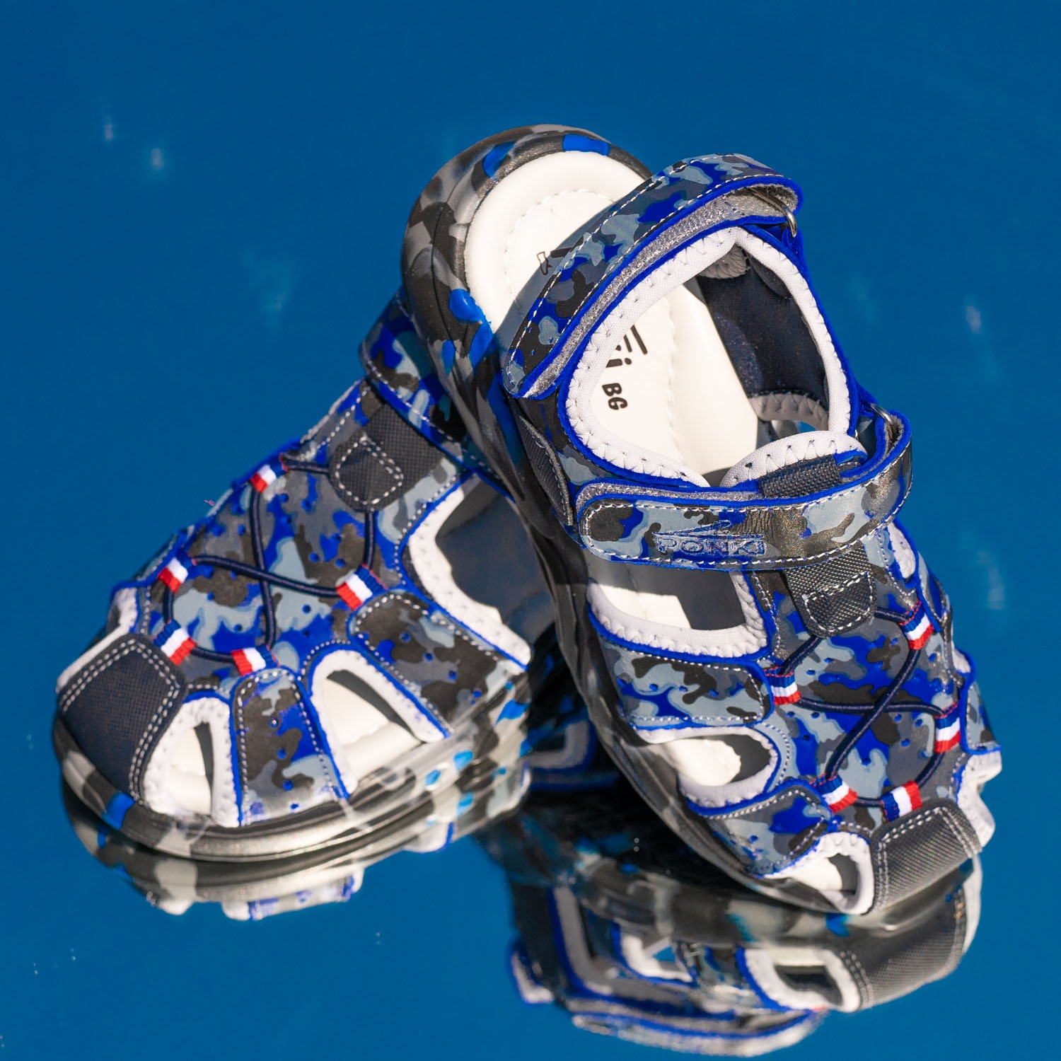 Children's sandals PONKI Flater SAX #31-36