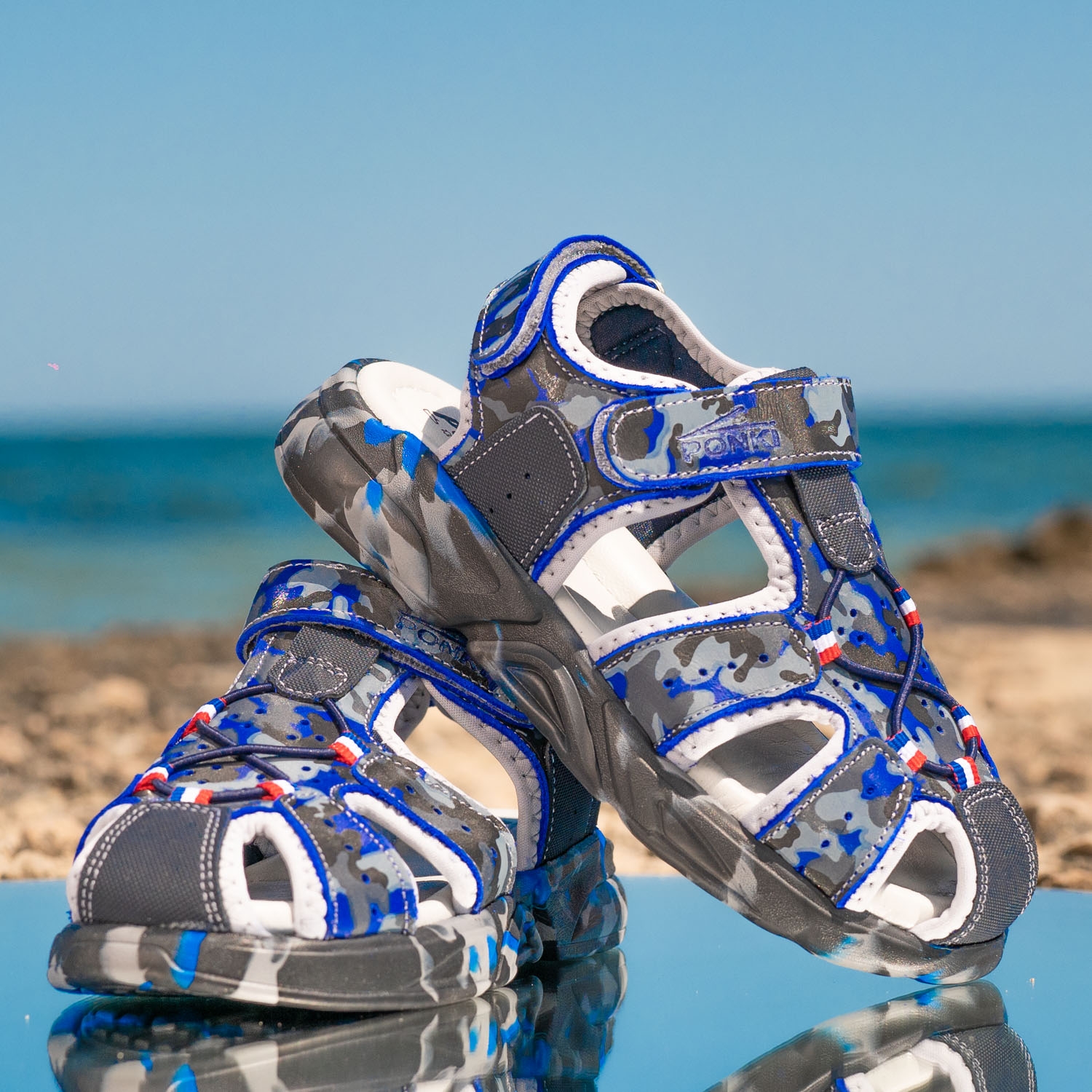 Children's sandals PONKI Flater SAX #31-36