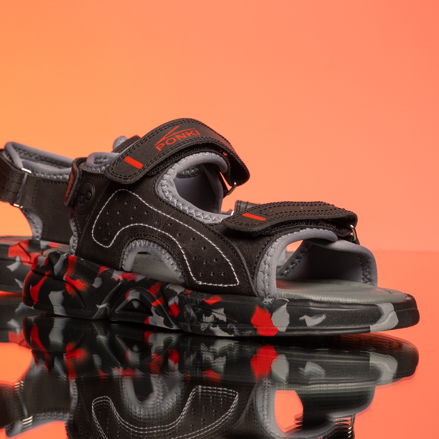 Children's sandals PONKI Graves Black №31-35