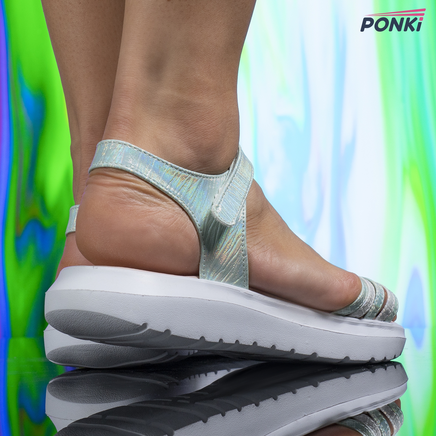 Children's sandals PONKI Heavenly GREEN №31-36