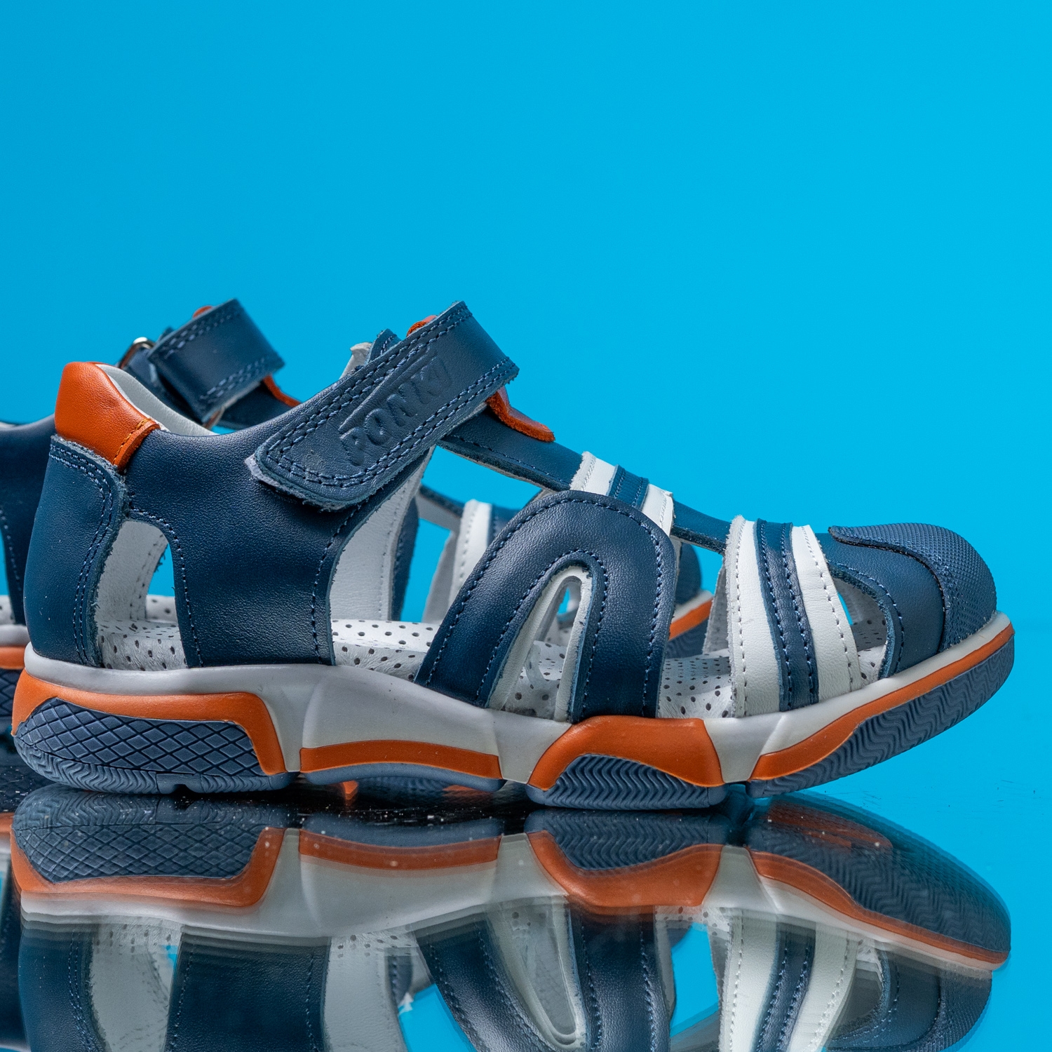 Children's sandals PONKI MADRID NEW BLUE №31-35
