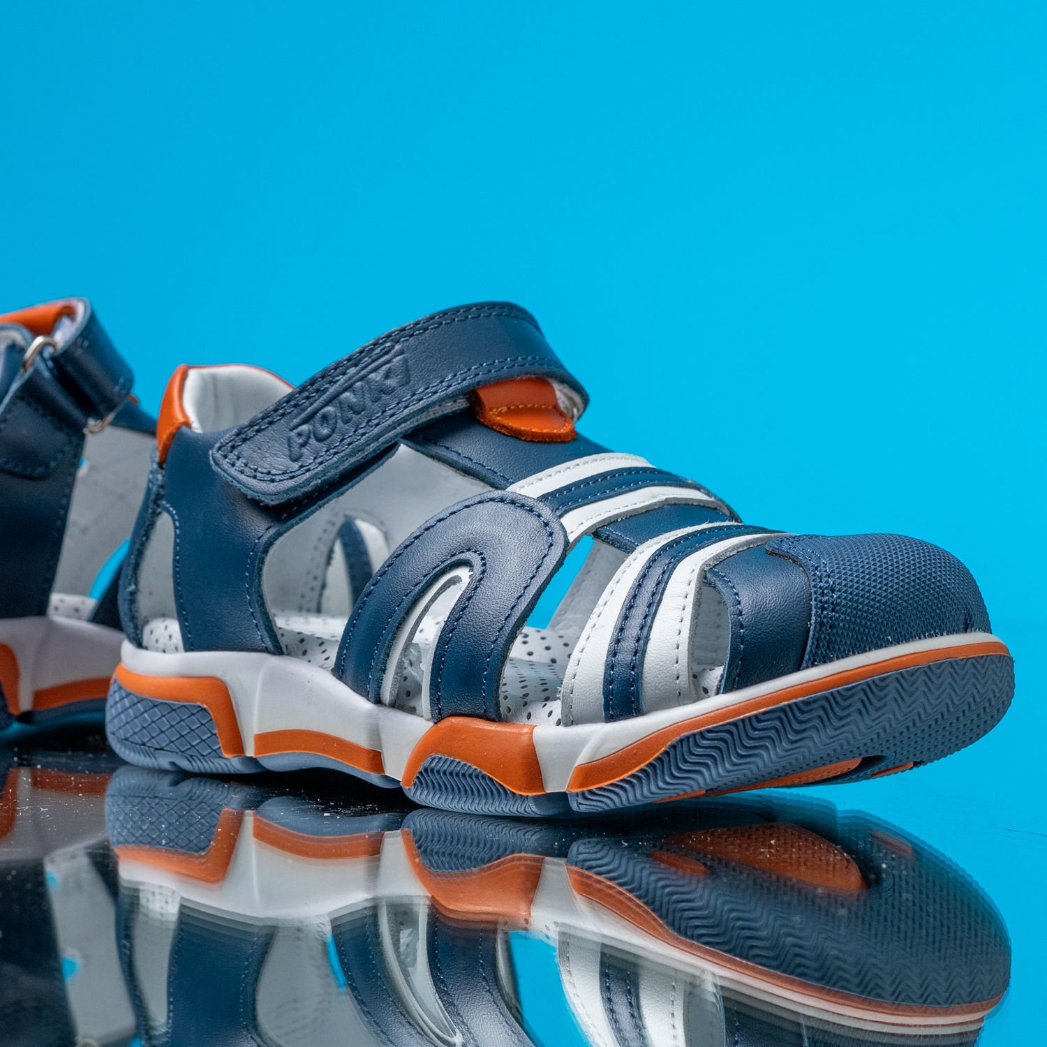 Children's sandals PONKI MADRID NEW BLUE №31-35