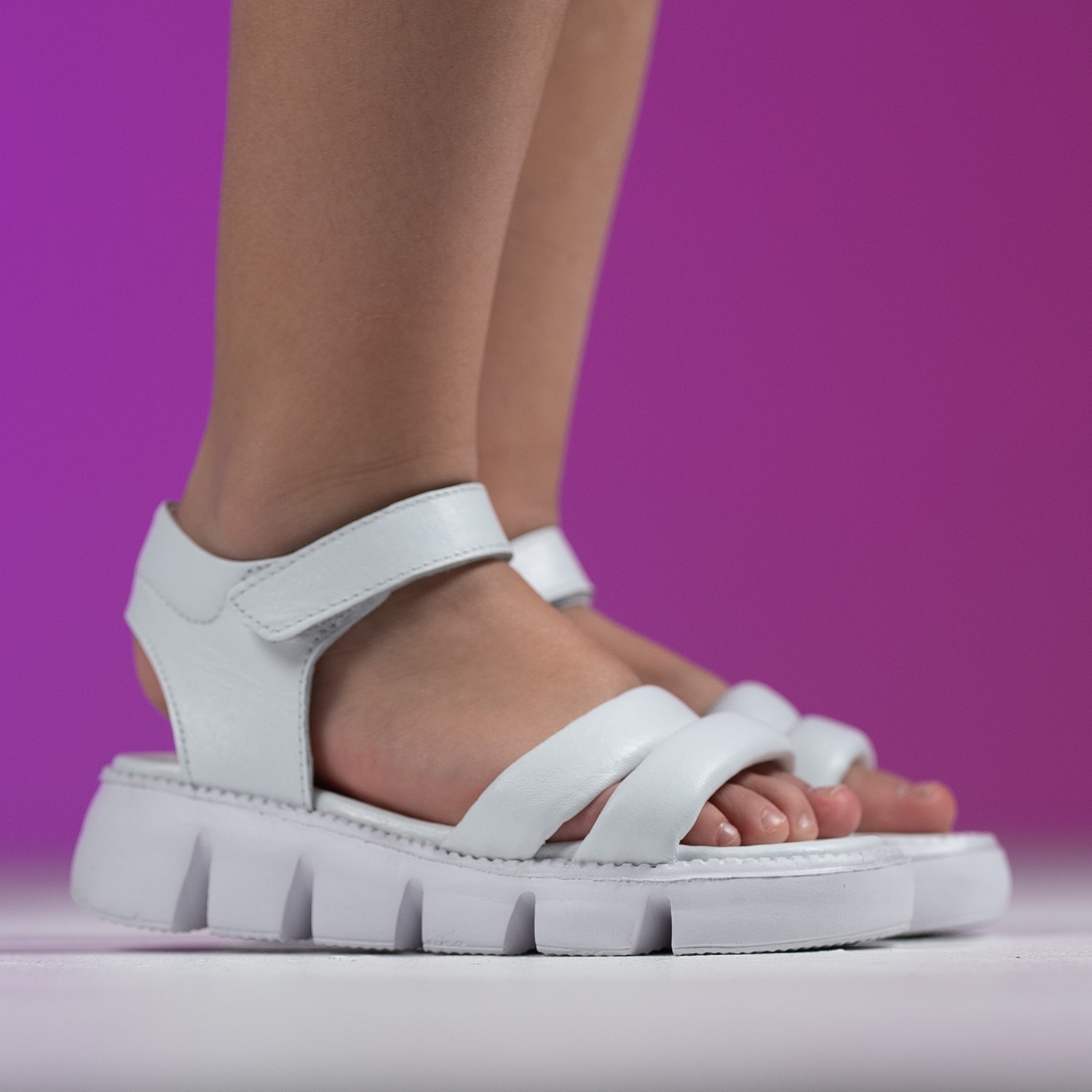 Children's sandals PONKI Natsu White №27-30