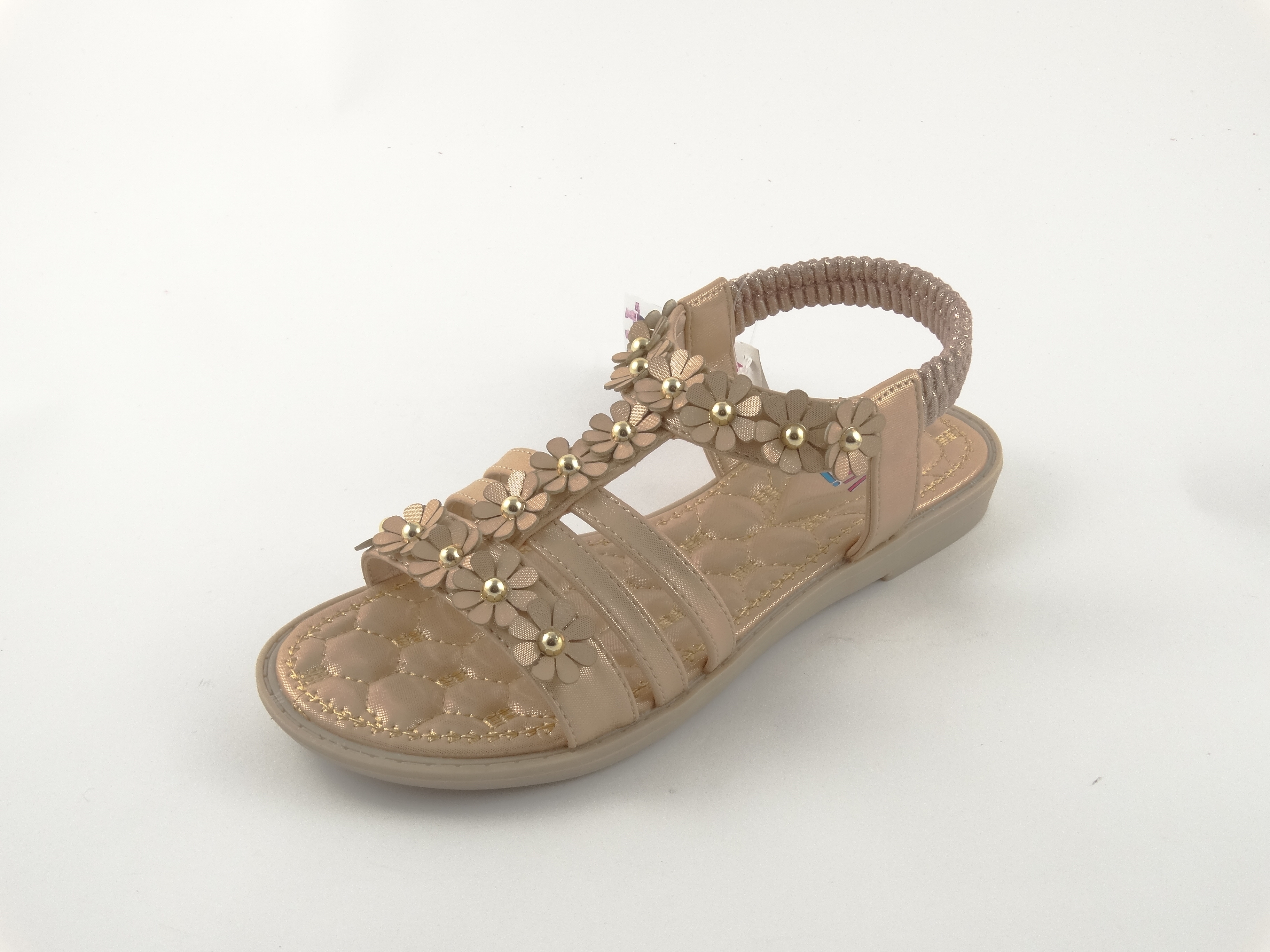 Children's sandals PONKI Rosette White №31-36