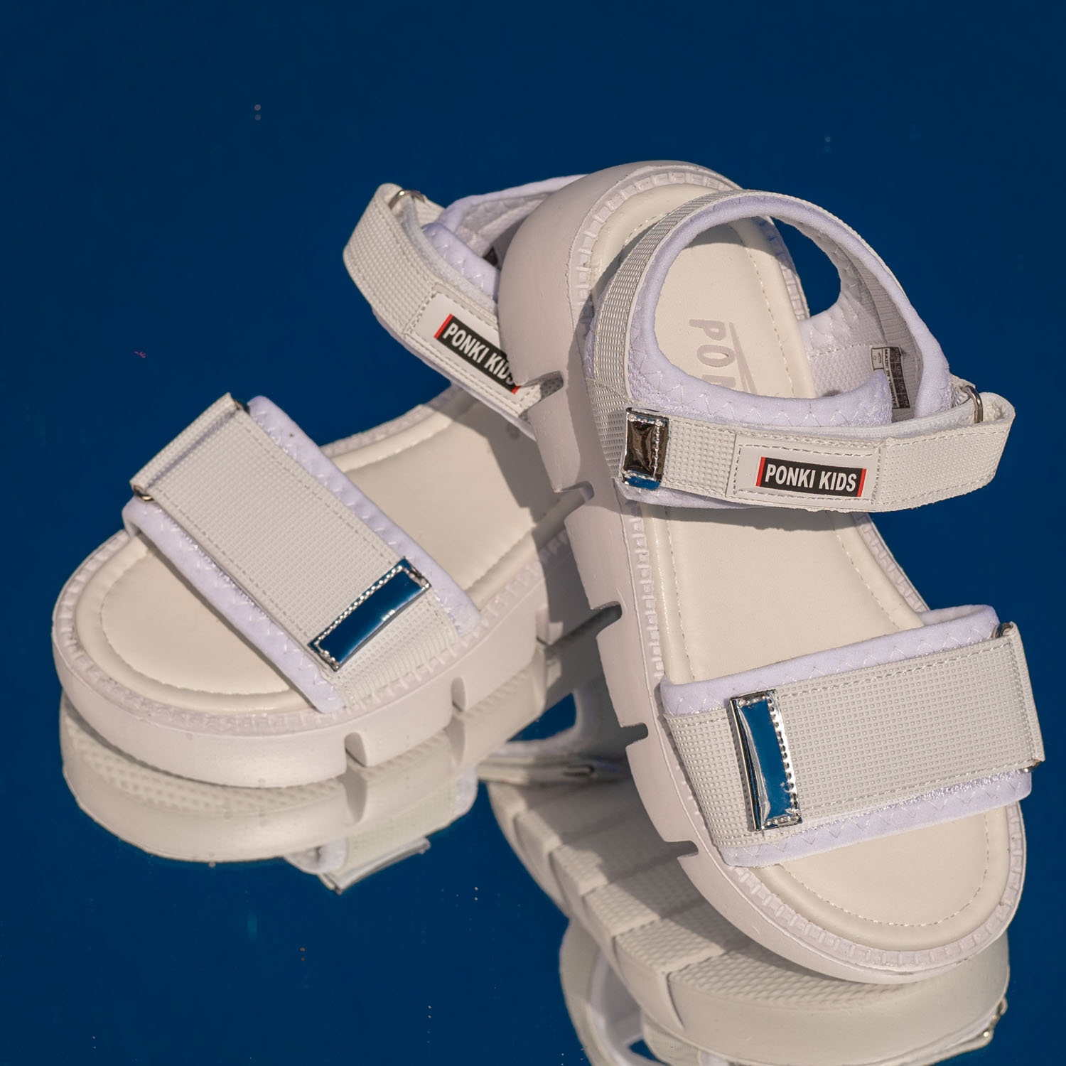 Children's sandals PONKI Sakura White #31-36